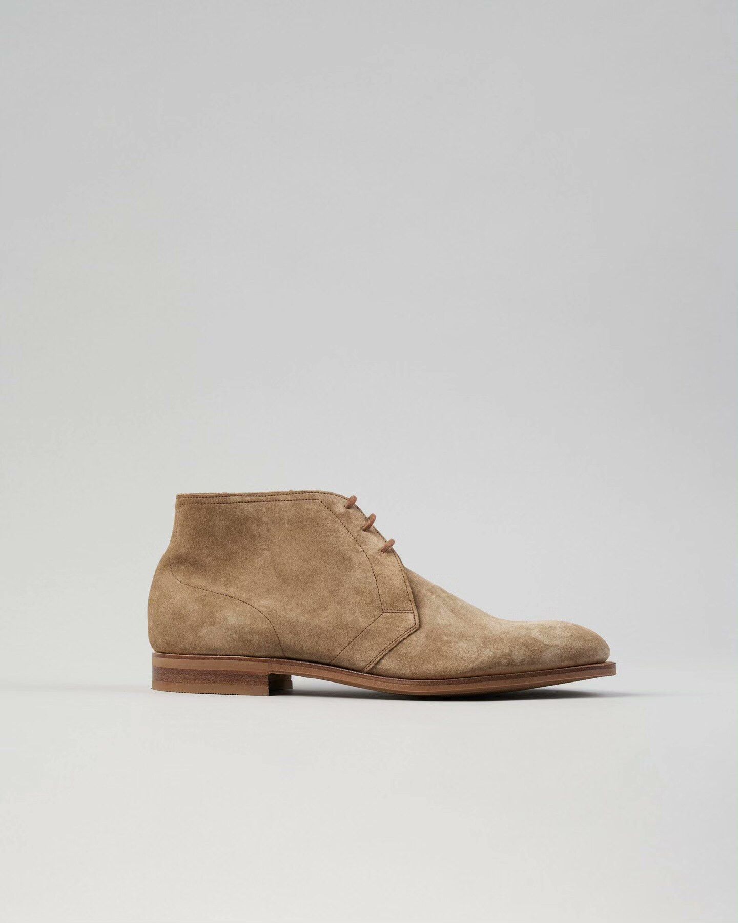 Edward Green Edward Green Mushroom Suede Chukka Boots Size US 6.5 / EU 39-40 - 4 Thumbnail