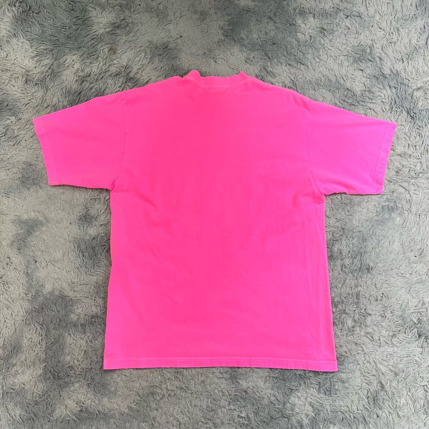 Balenciaga Balenciaga Bright Pink Oversized T-Shirt Size US S / EU 44-46 / 1 - 2 Thumbnail