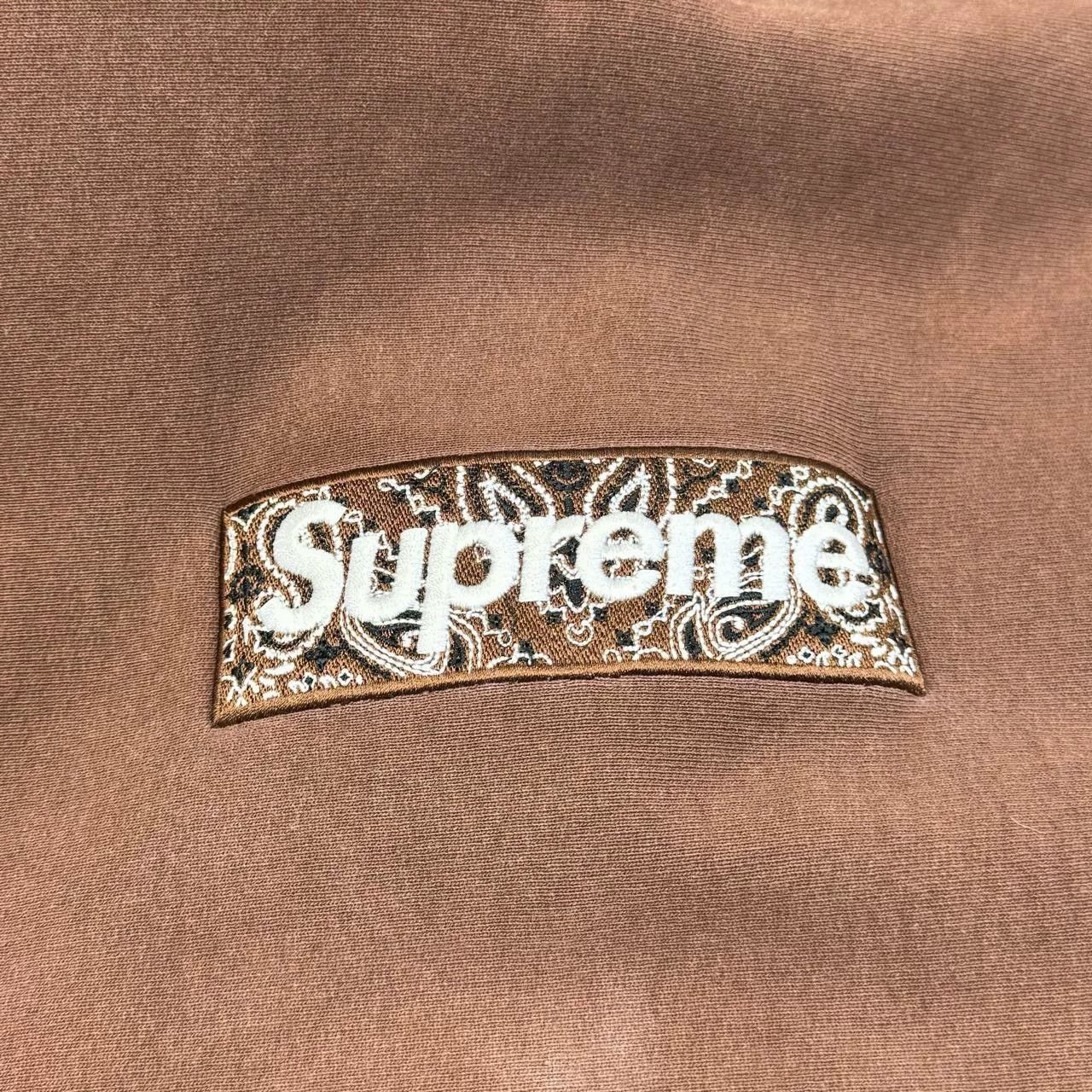 Supreme Supreme Brown Box Logo Hooded Sweatshirt Size US XL / EU 56 / 4 - 3 Thumbnail