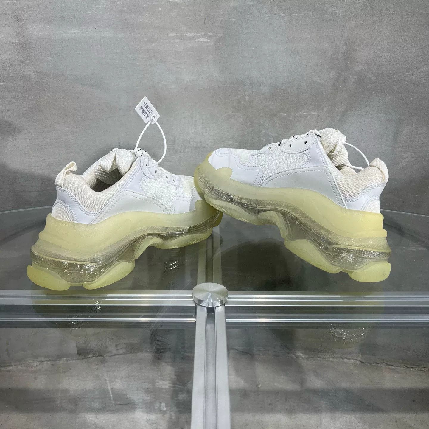 Balenciaga Balenciaga Triple S Clear Sole Sneakers Women Size US 4 / IT 34 - 5 Thumbnail