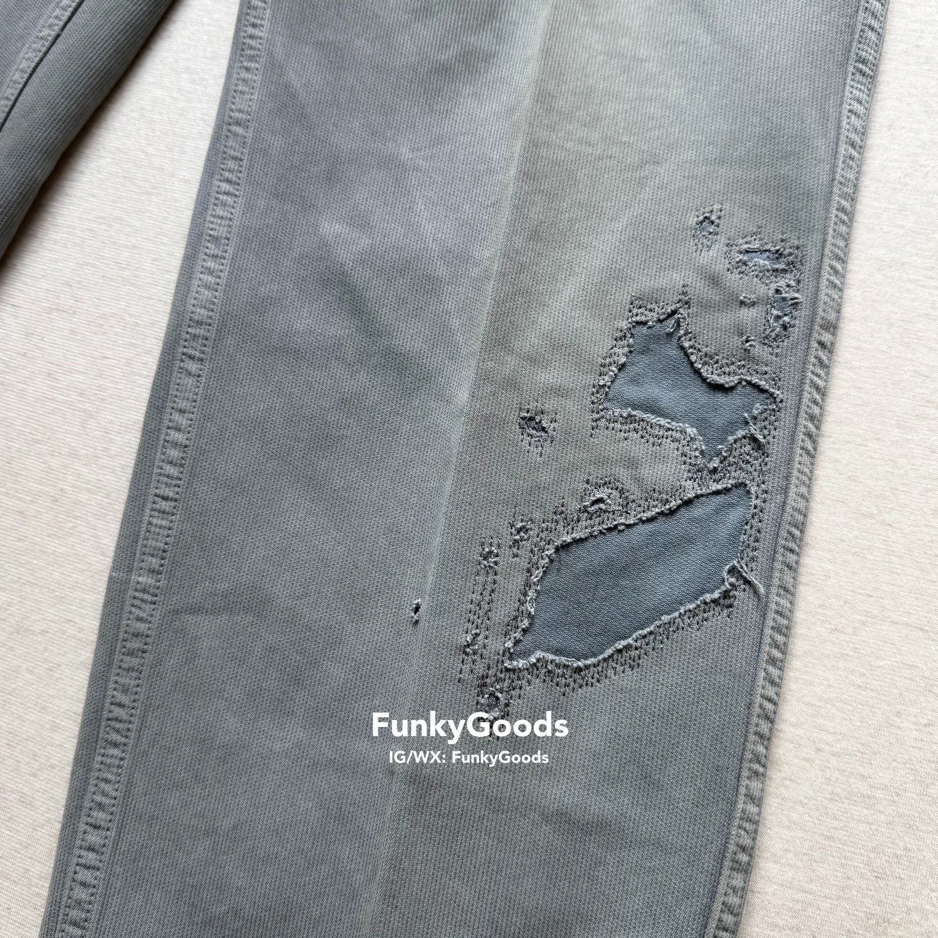 Visvim Visvim Gifford Distressed Light Blue Pants Size US 26 / EU 42 - 3 Thumbnail