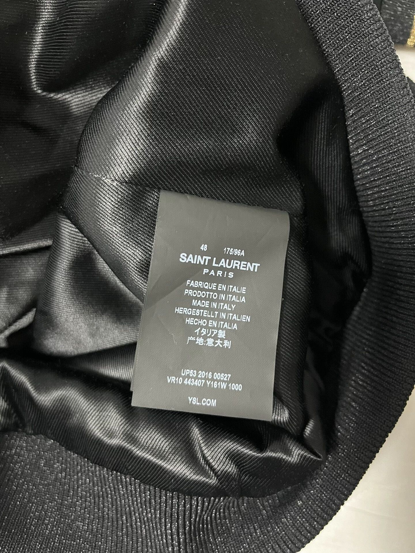 Yves Saint Laurent Saint Laurent YSL Hollywood Bomber Jacket Size US M / EU 48-50 / 2 - 5 Thumbnail