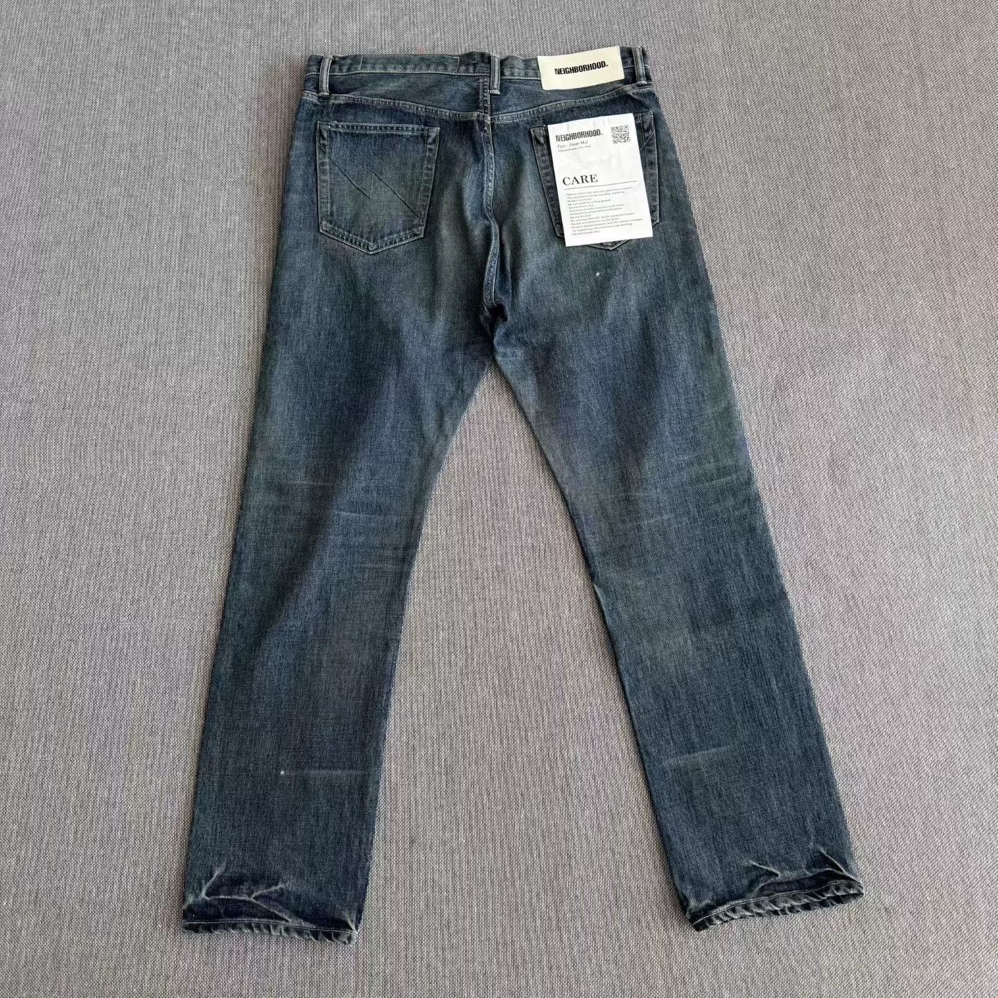 Neighborhood Neighborhood Basic Wash Denim Jeans Size US 34 / EU 50 - 3 Thumbnail