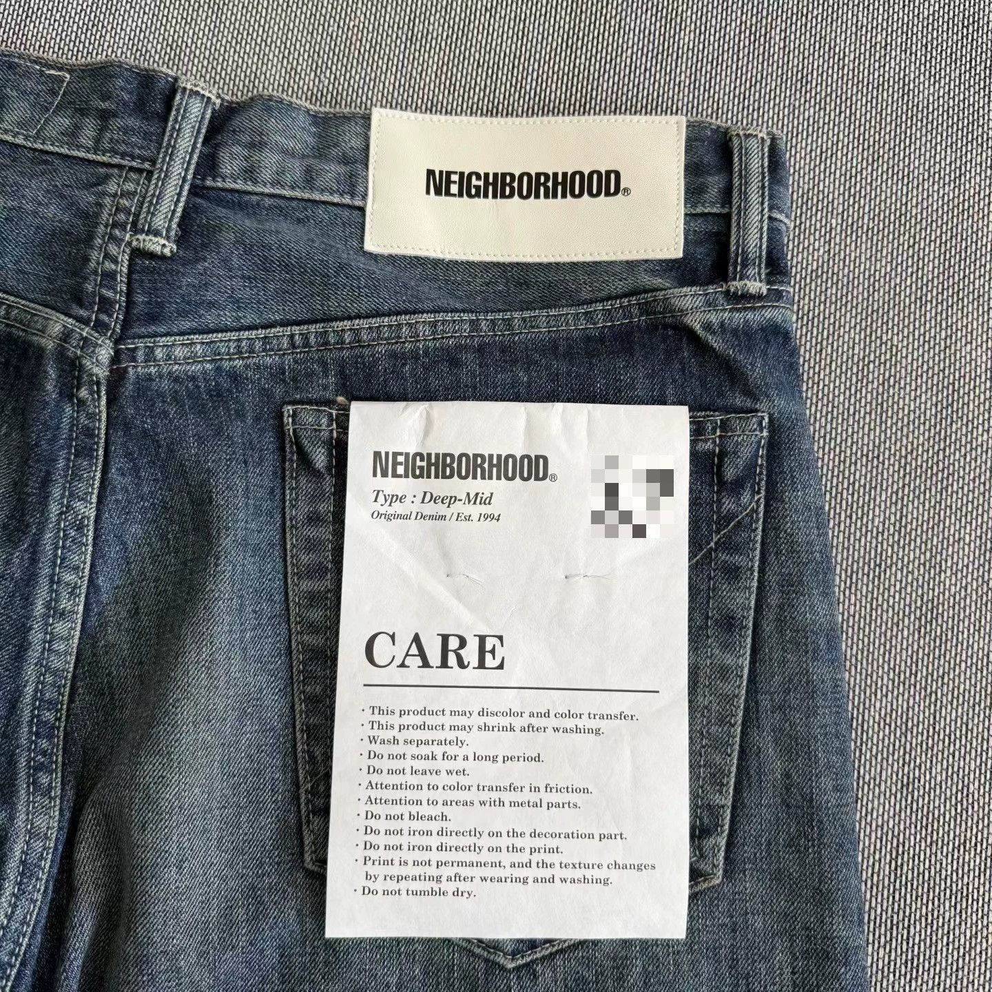 Neighborhood Neighborhood Basic Wash Denim Jeans Size US 34 / EU 50 - 4 Thumbnail
