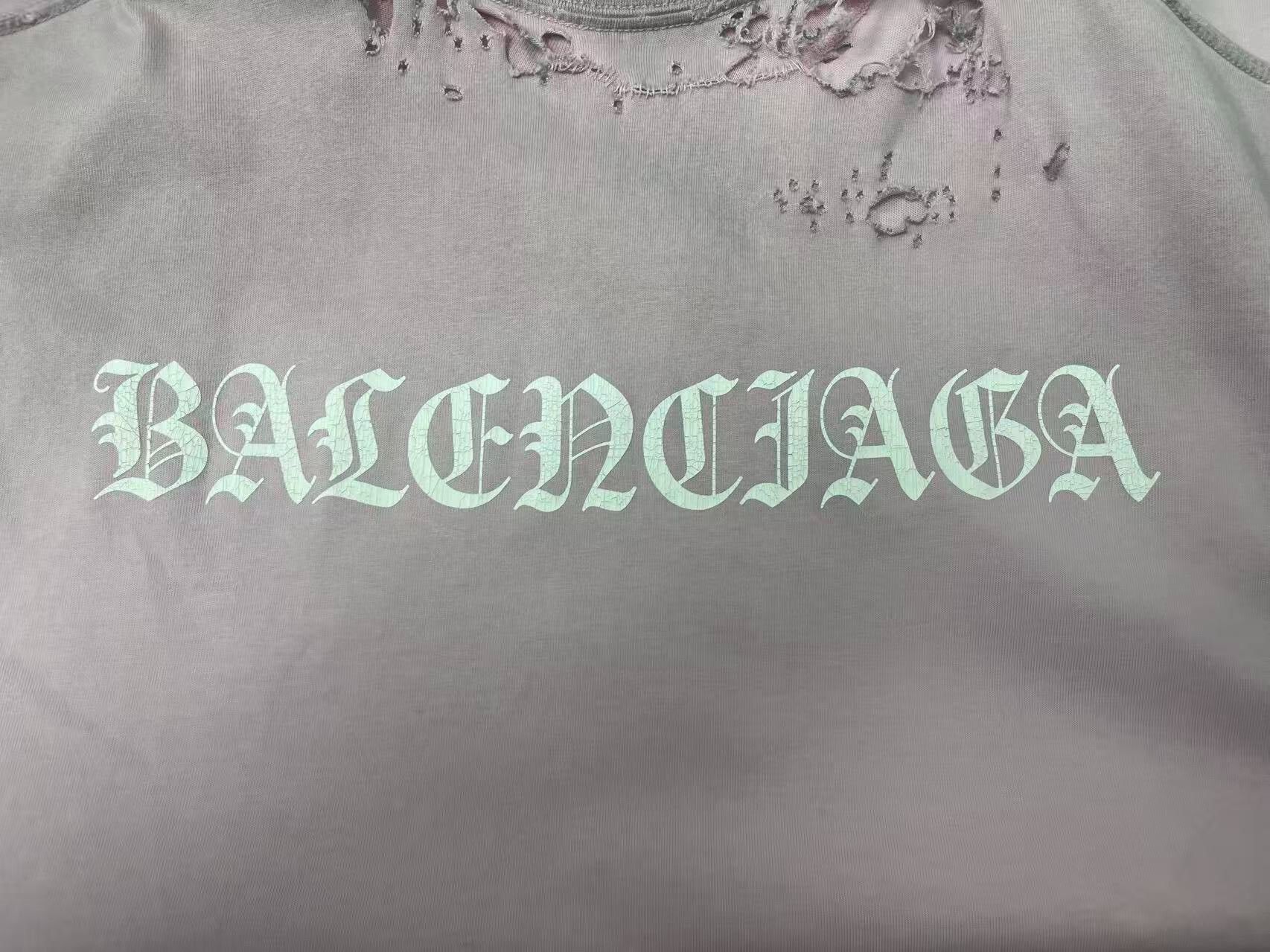 Balenciaga Balenciaga Pink Logo Short Sleeve T-Shirt Size M / US 6-8 / IT 42-44 - 3 Thumbnail