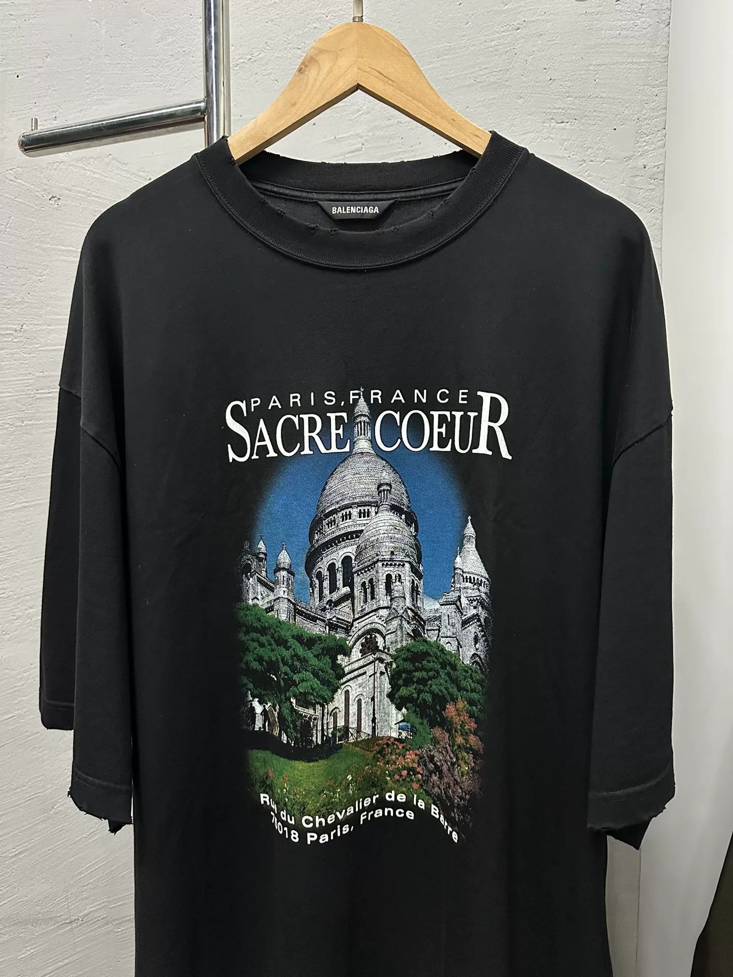 Balenciaga Balenciaga Castle Print Oversized T-Shirt Size US S / EU 44-46 / 1 - 2 Thumbnail