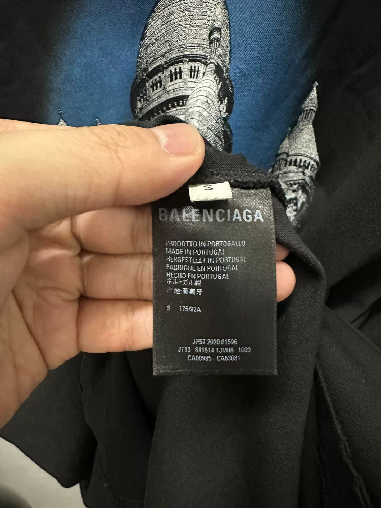 Balenciaga Balenciaga Castle Print Oversized T-Shirt Size US S / EU 44-46 / 1 - 8 Thumbnail