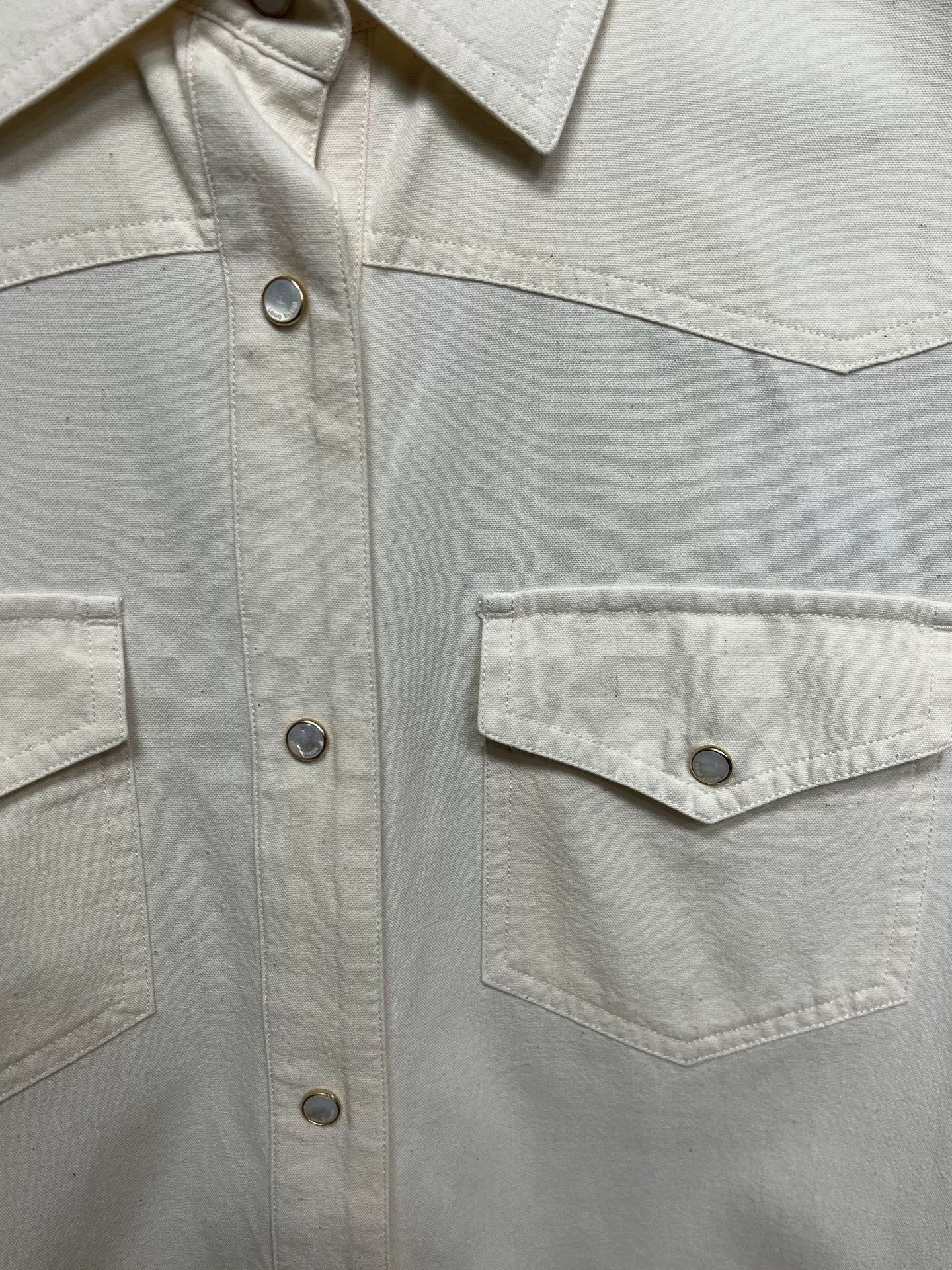 Loro Piana Loro Piana Button-Up Shirt with Two Pockets Size US XS / EU 42 / 0 - 3 Thumbnail