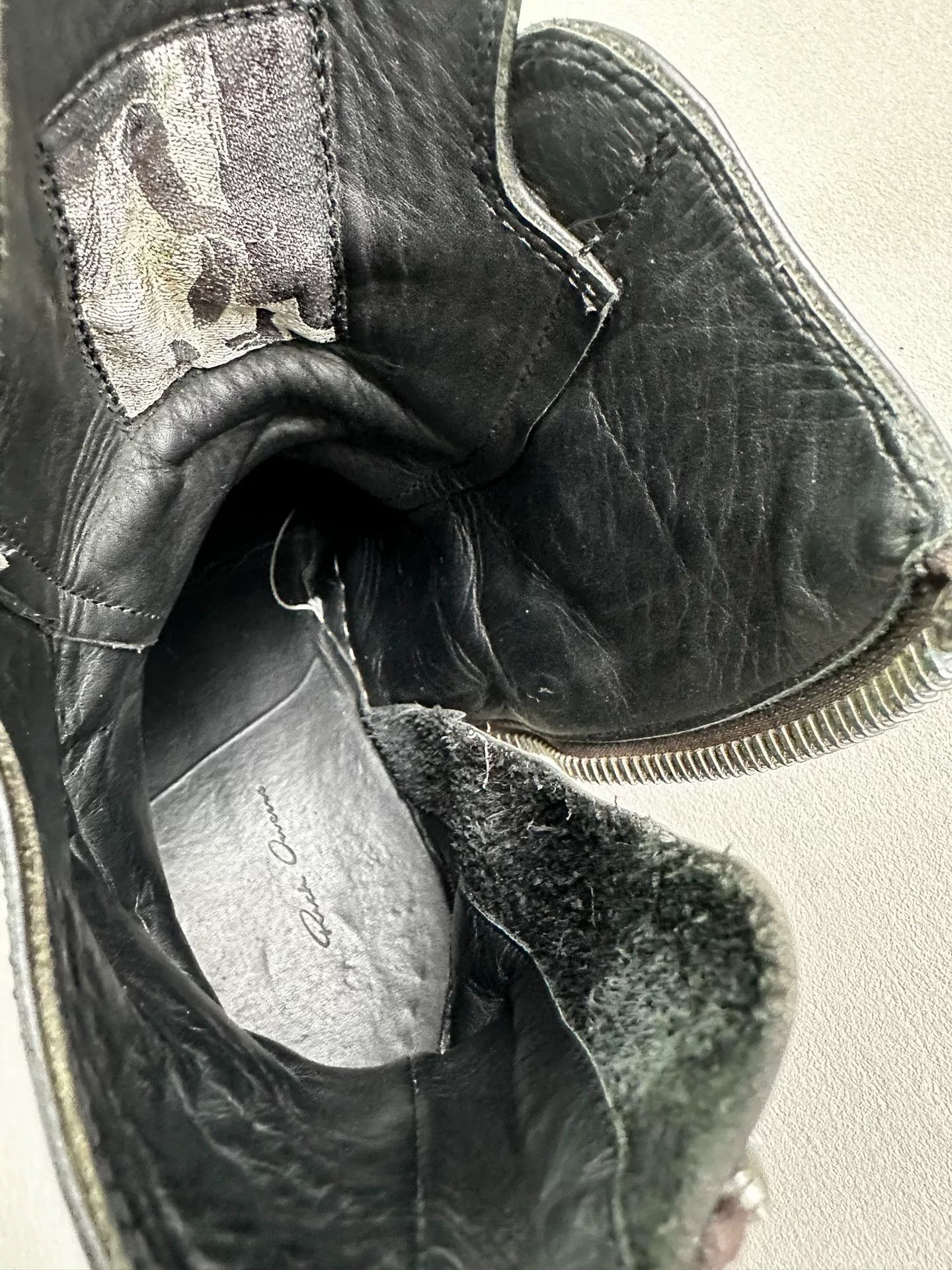 Rick Owens Rick Owens High-Top Sneakers with Laces Size US 8 / EU 41 - 4 Thumbnail