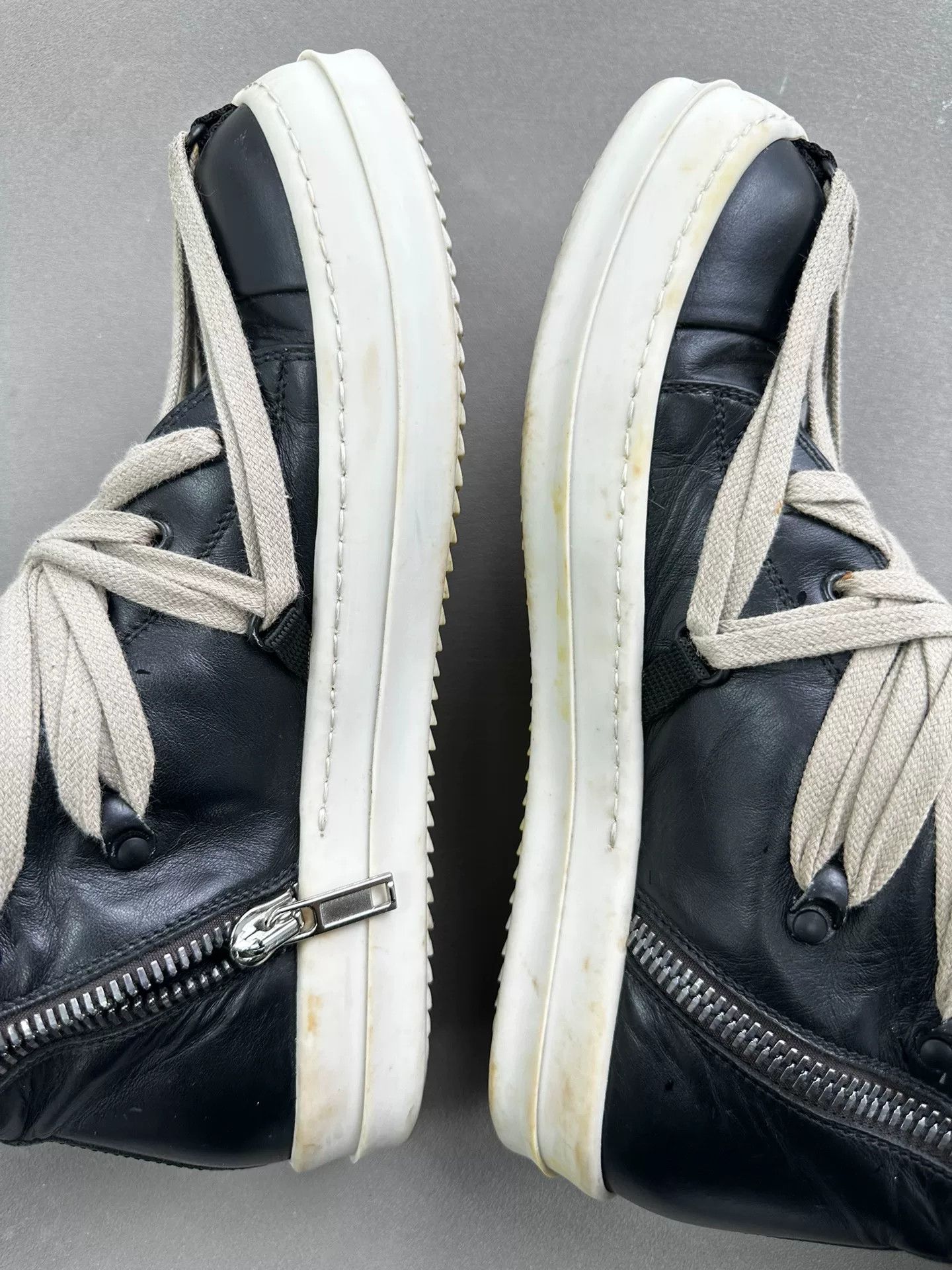 Rick Owens Rick Owens High-Top Sneakers with Laces Size US 8 / EU 41 - 3 Thumbnail