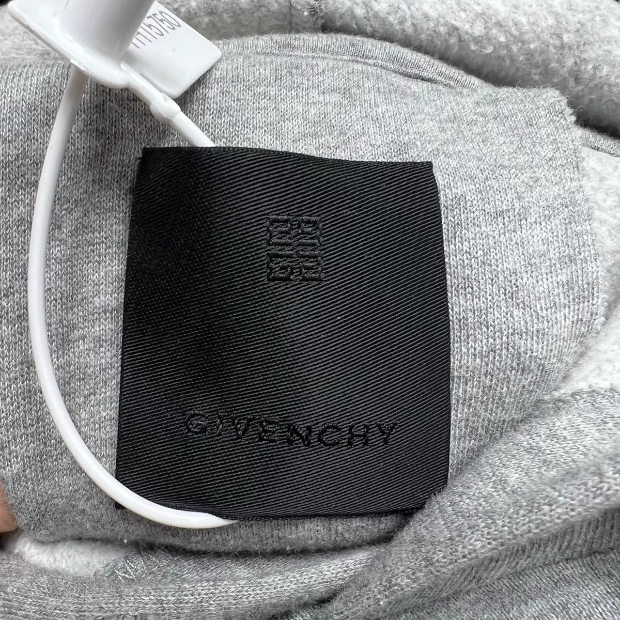 Givenchy Givenchy Light Gray Distressed Hooded Sweatshirt Size US M / EU 48-50 / 2 - 3 Thumbnail