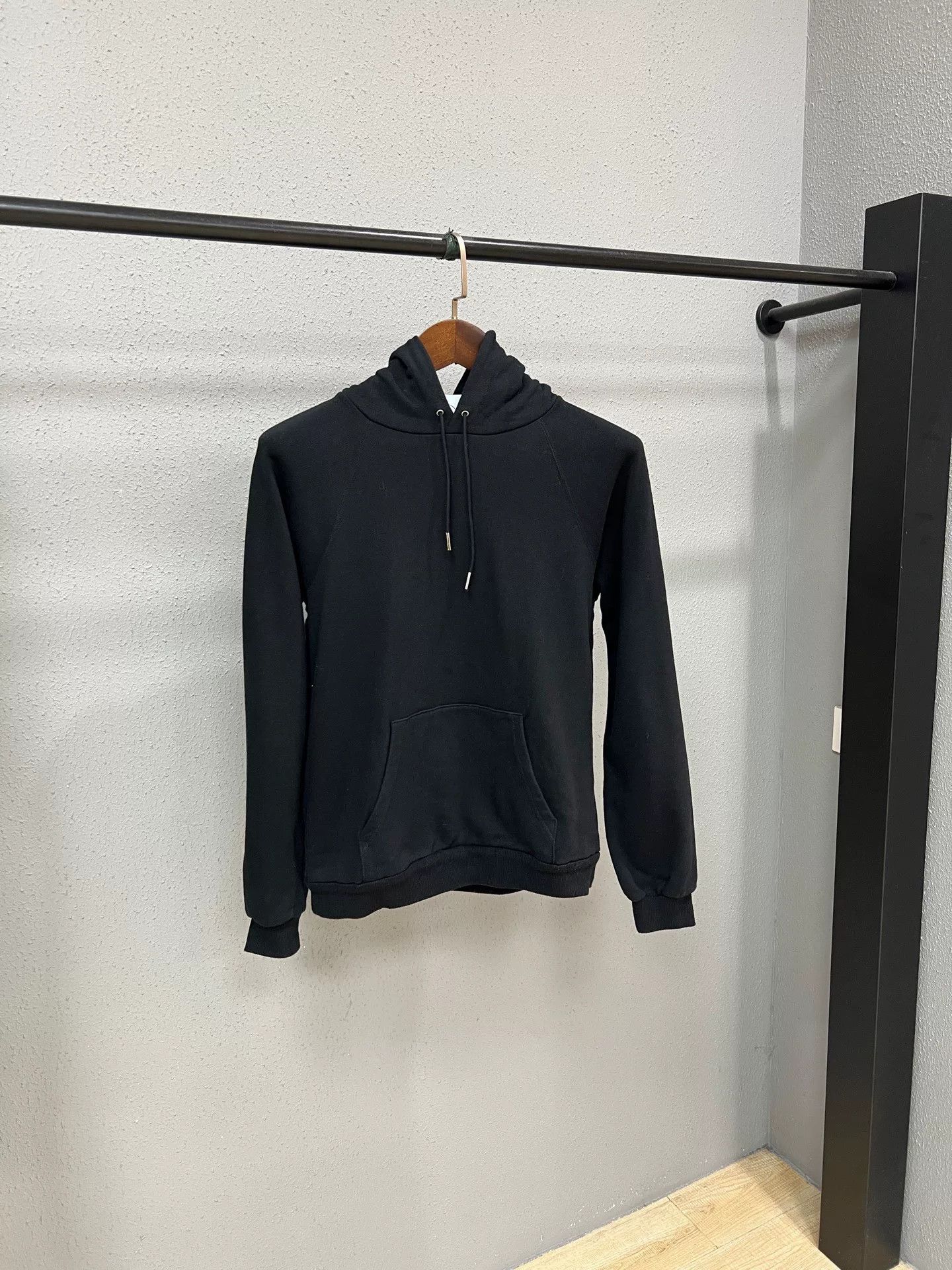Celine Celine Black Hoodie with White Text Size US L / EU 52-54 / 3 - 2 Thumbnail