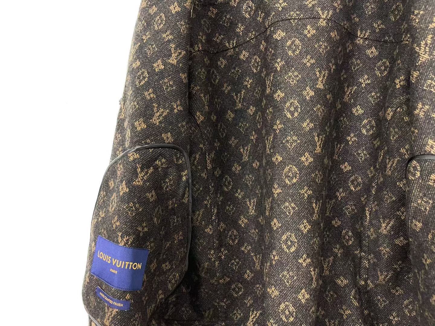 Louis Vuitton Louis Vuitton Brown Cashmere Lined Jacket Size US M / EU 48-50 / 2 - 3 Thumbnail