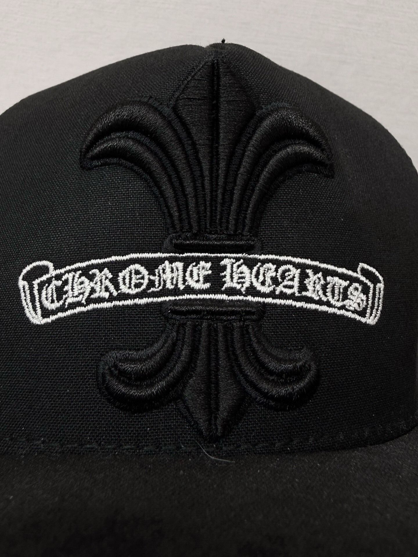 Chrome Hearts Chrome Hearts Black Embroidered Baseball Cap Size ONE SIZE - 2 Thumbnail