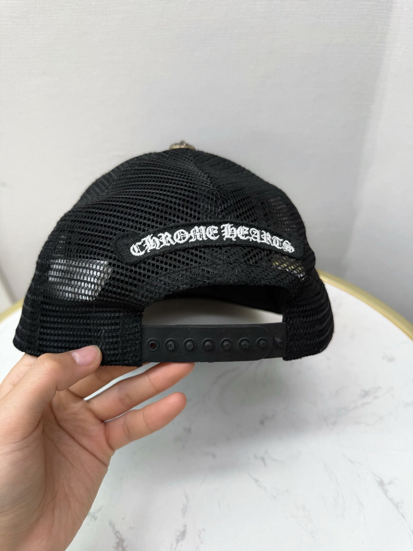 Chrome Hearts Chrome Hearts Black Embroidered Baseball Cap Size ONE SIZE - 4 Thumbnail
