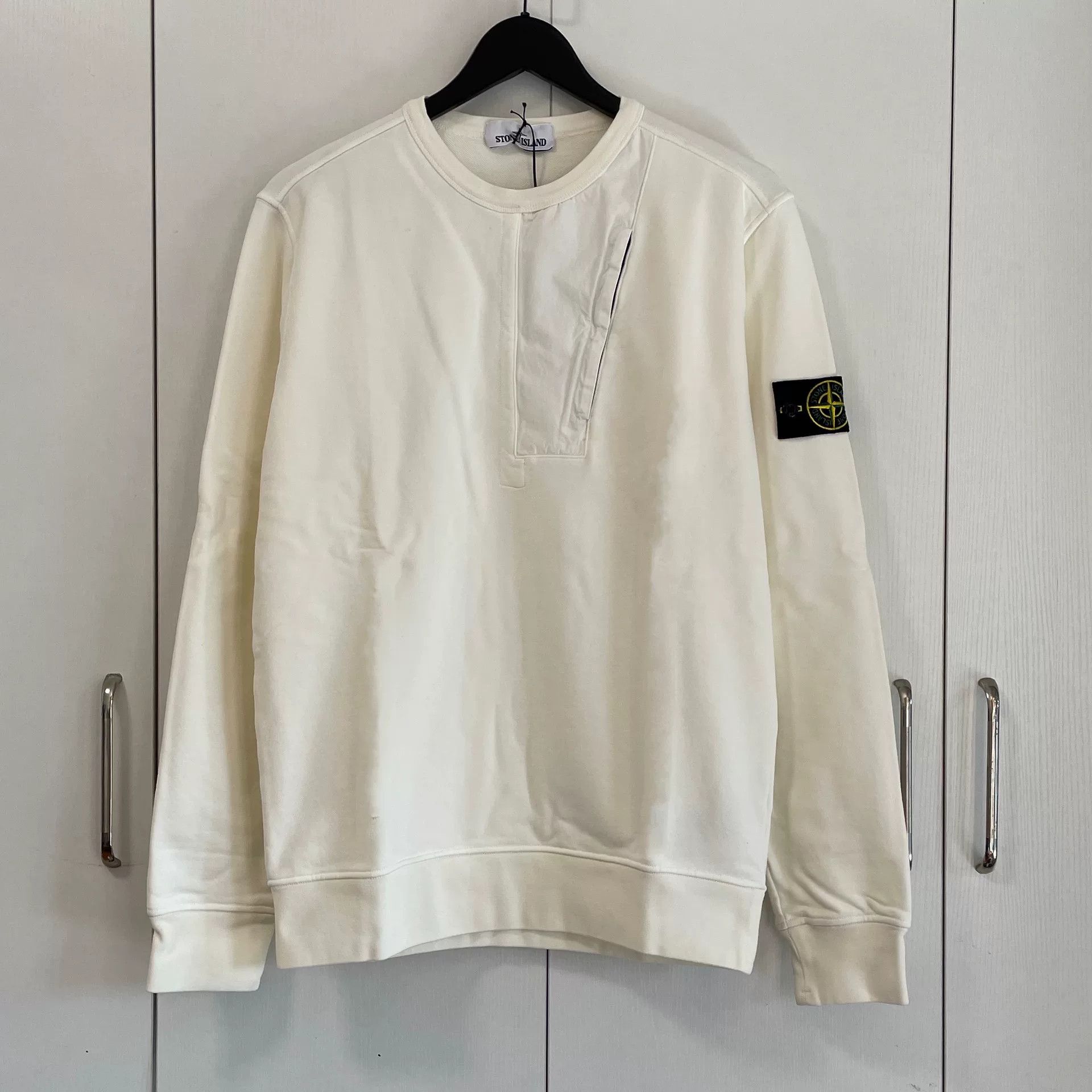 Stone Island Light Blue Stone Island Pullover Sweatshirt Size L / US 10 / IT 46 - 2 Thumbnail