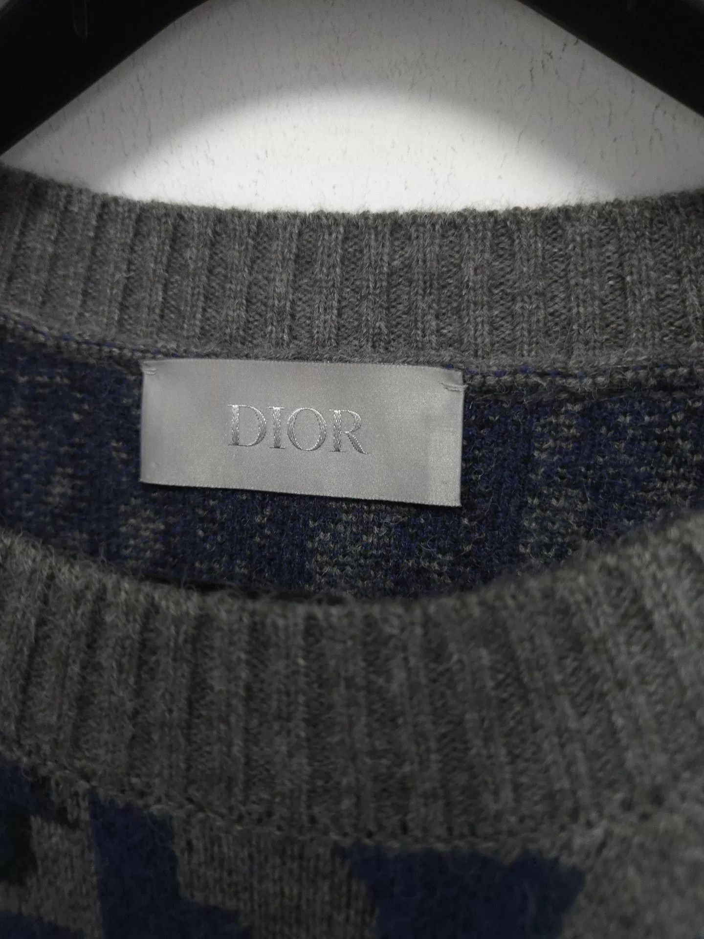 Dior DIOR Logo Pattern Thick Knit Sweater Size US XL / EU 56 / 4 - 2 Thumbnail