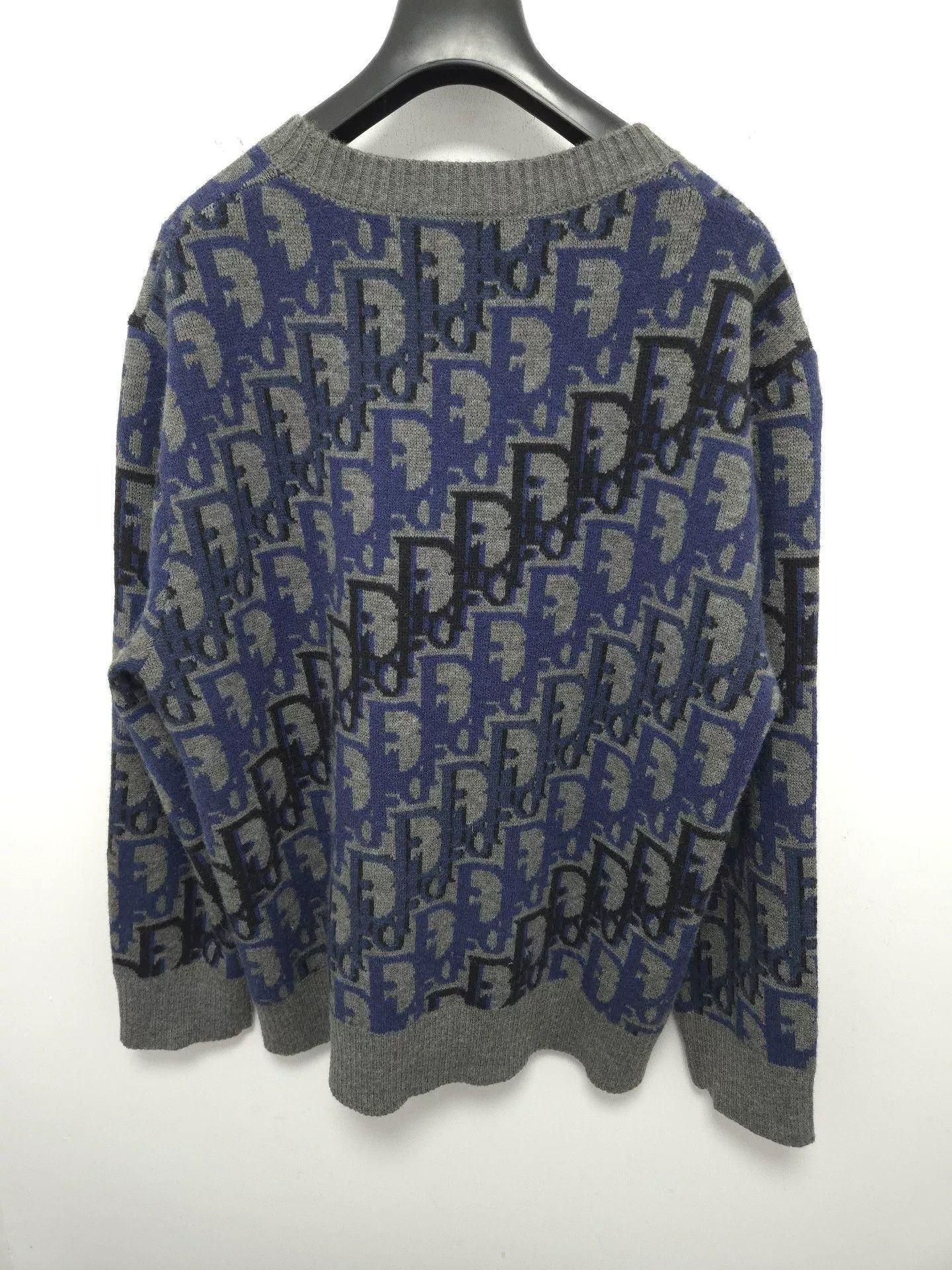 Dior DIOR Logo Pattern Thick Knit Sweater Size US XL / EU 56 / 4 - 3 Thumbnail
