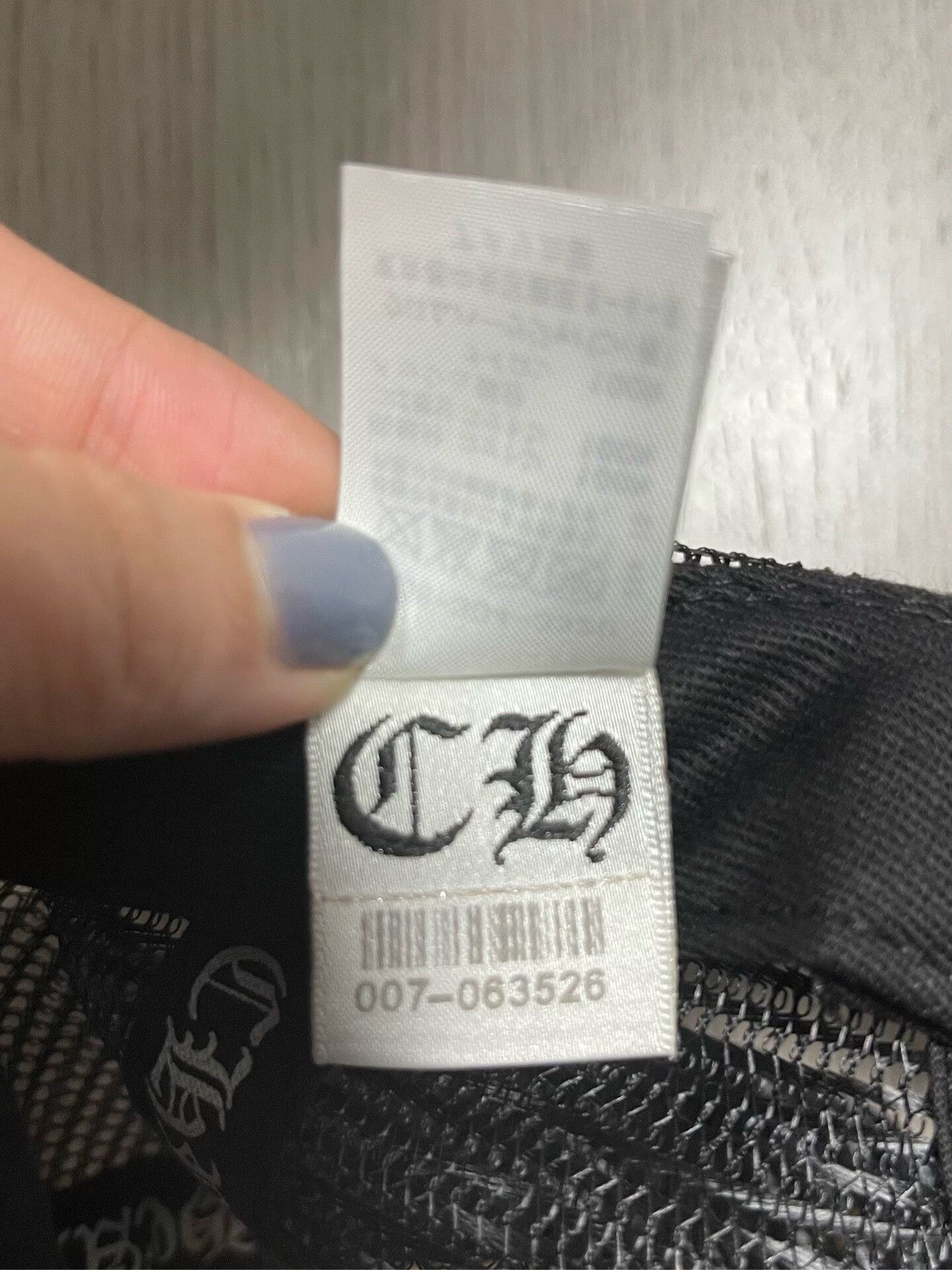 Chrome Hearts Chrome Hearts Black White Trucker Cap Size ONE SIZE - 5 Thumbnail
