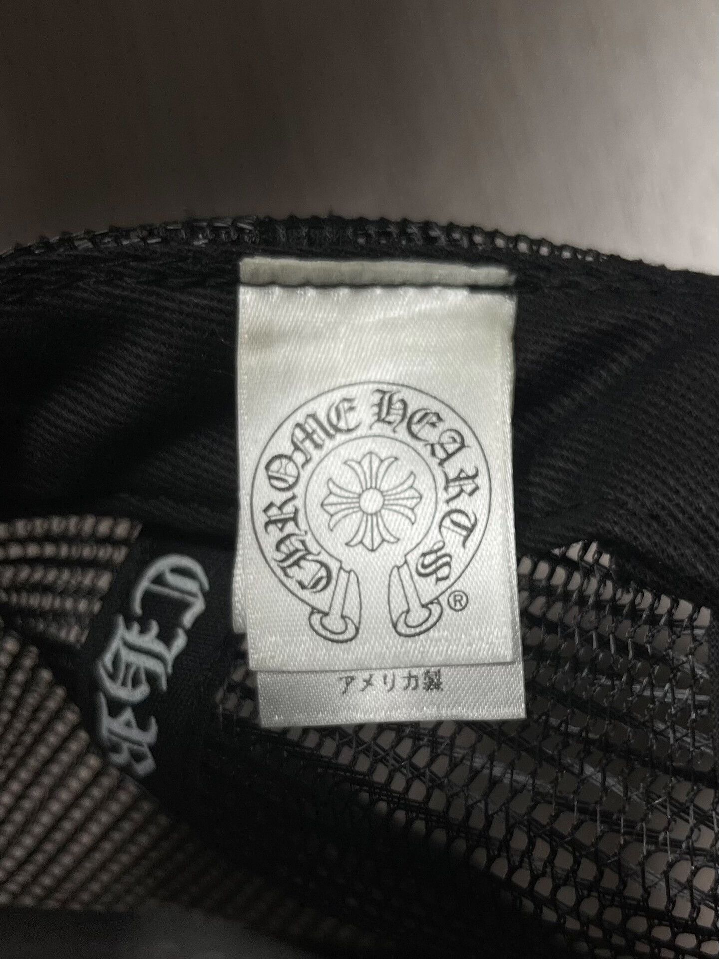 Chrome Hearts Chrome Hearts Black White Trucker Cap Size ONE SIZE - 3 Thumbnail