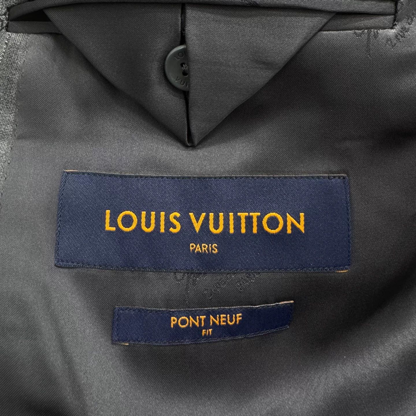 Louis Vuitton Louis Vuitton Gray Striped Wool Suit Jacket Size US XL / EU 56 / 4 - 4 Thumbnail