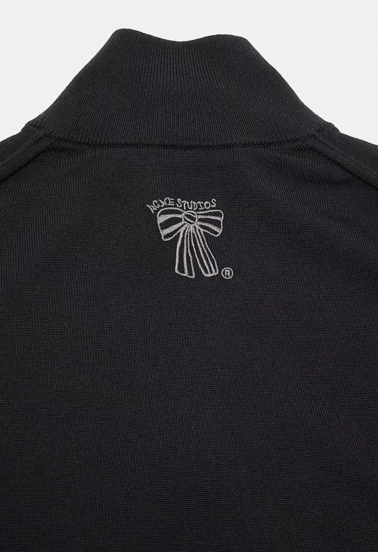 Acne Studios Acne Studios Black Wool Zip-Up Jacket Size US XS / EU 42 / 0 - 2 Thumbnail
