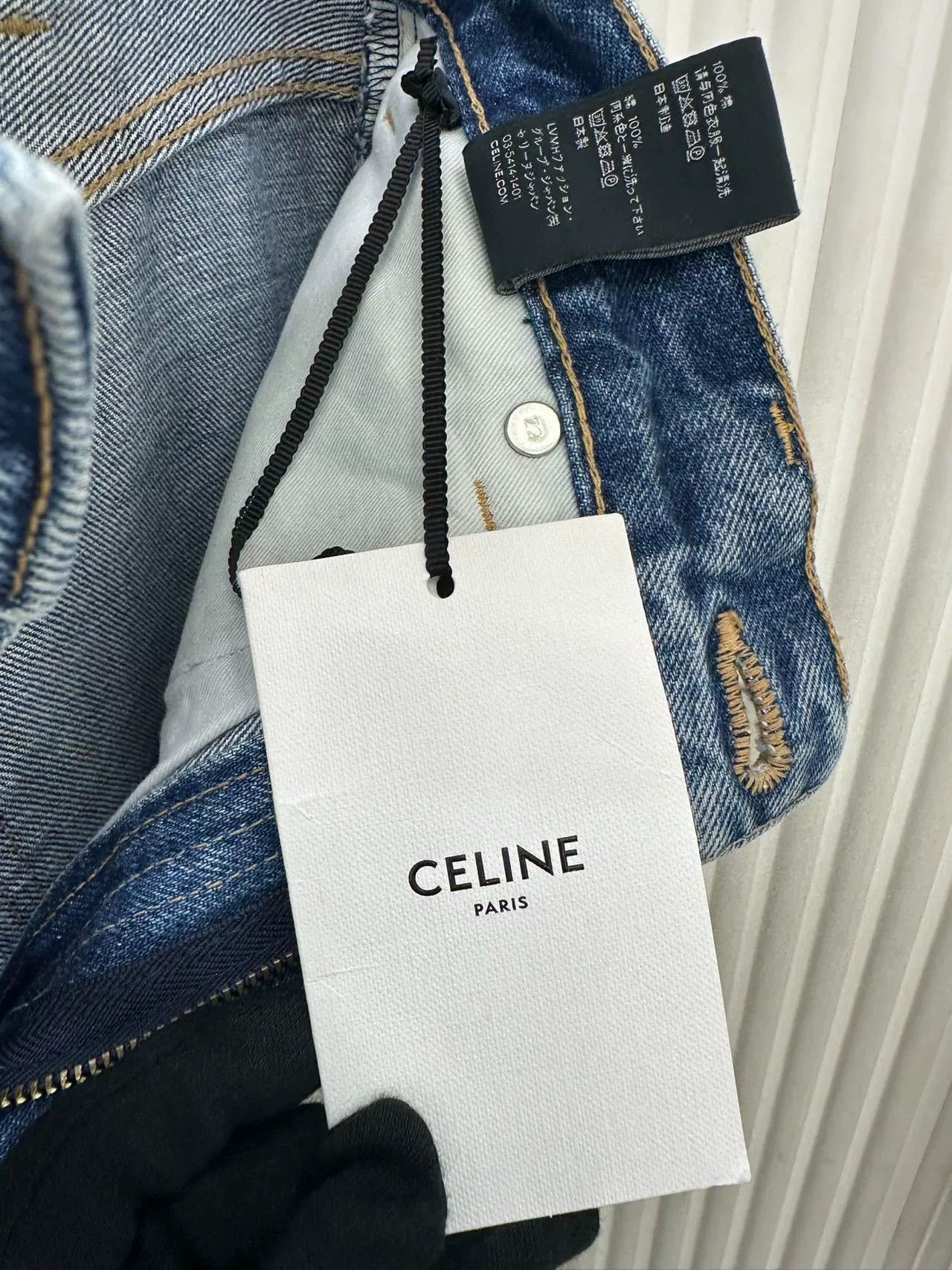 Celine Celine Light Blue Denim Jeans Size 27 Size 27" / US 4 / IT 40 - 4 Thumbnail