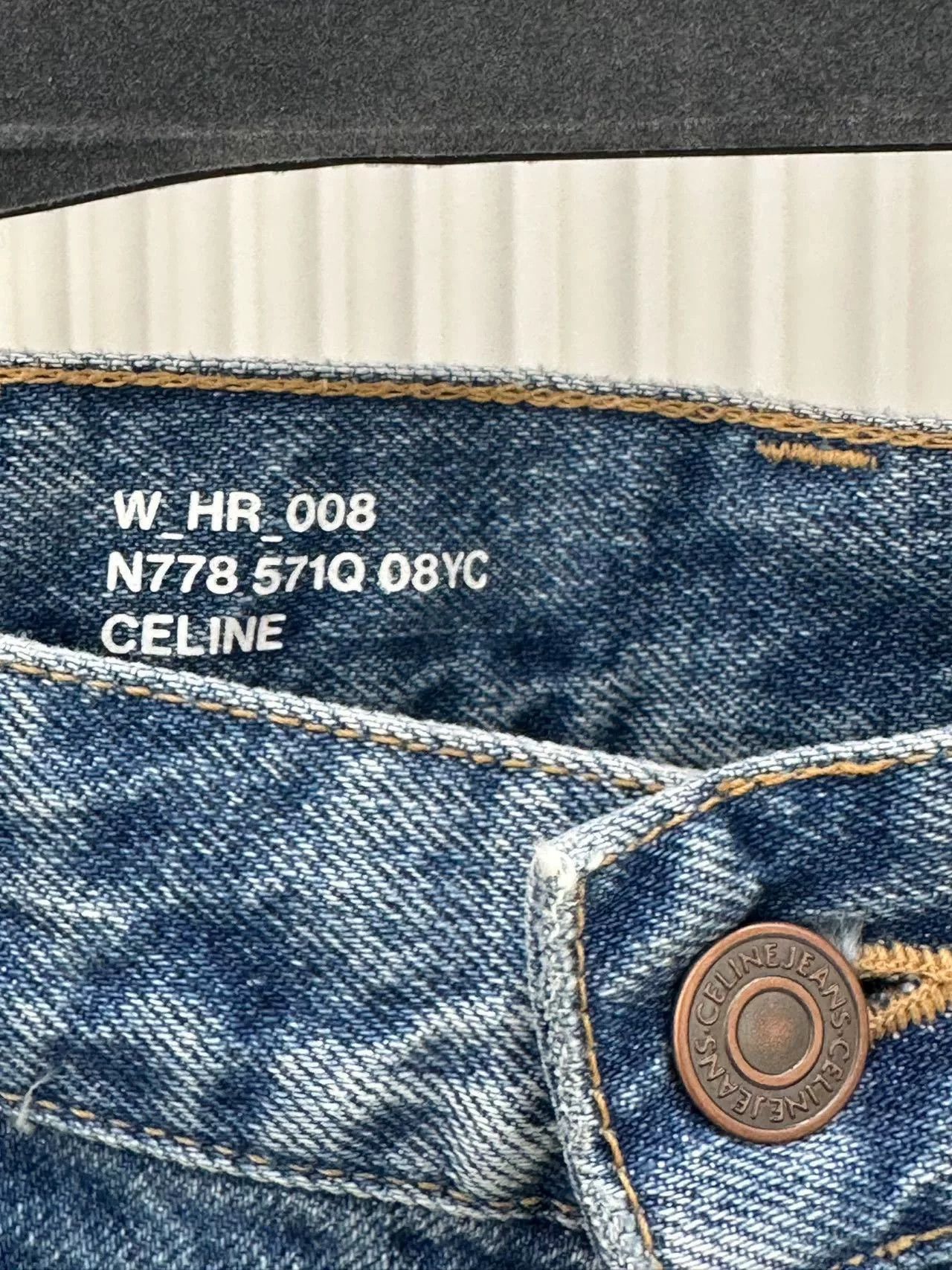 Celine Celine Light Blue Denim Jeans Size 27 Size 27" / US 4 / IT 40 - 2 Thumbnail