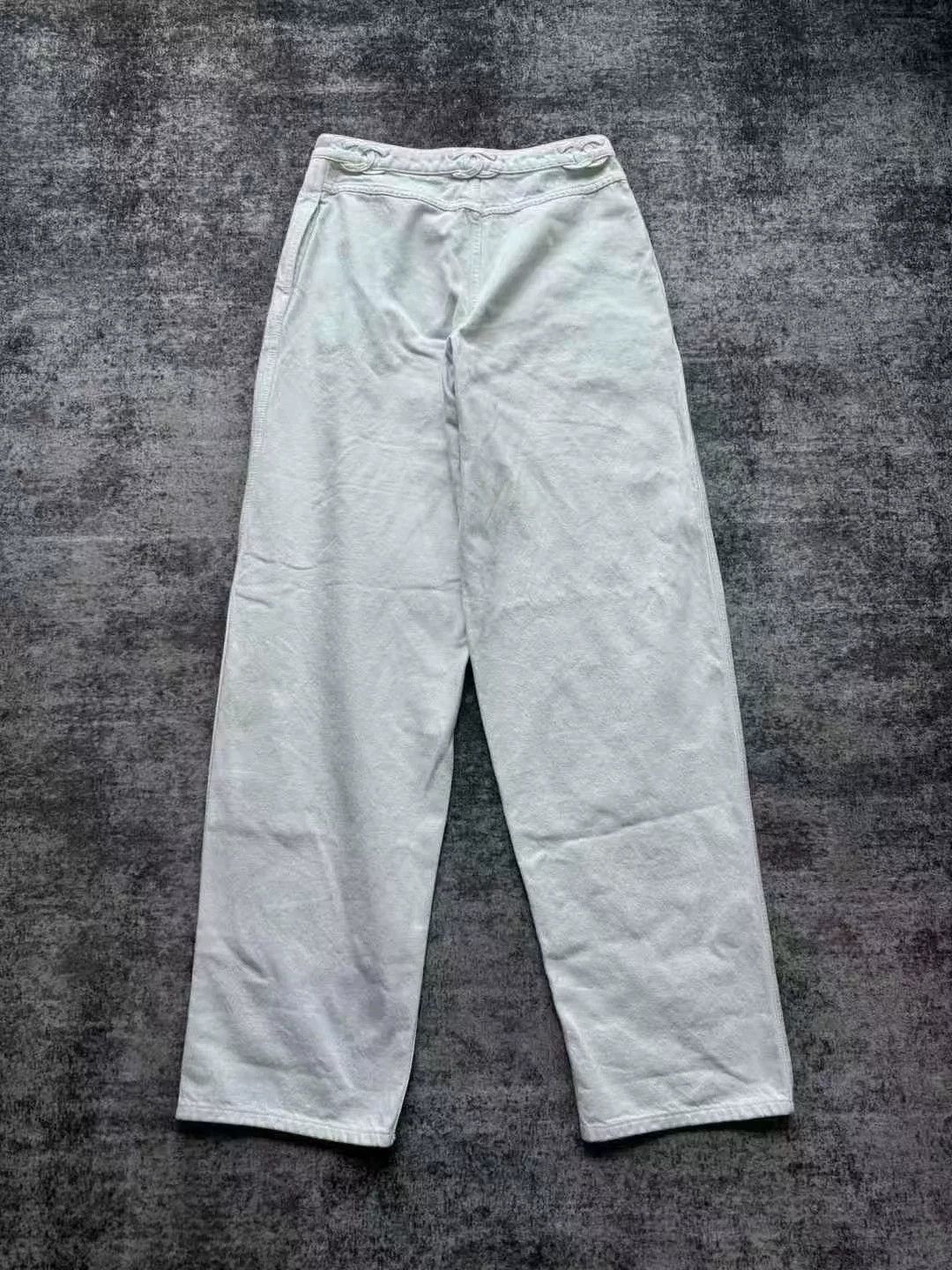 Chanel Chanel White Double C Relaxed Fit Jeans Size 38" / US 16 / IT 52 - 2 Thumbnail