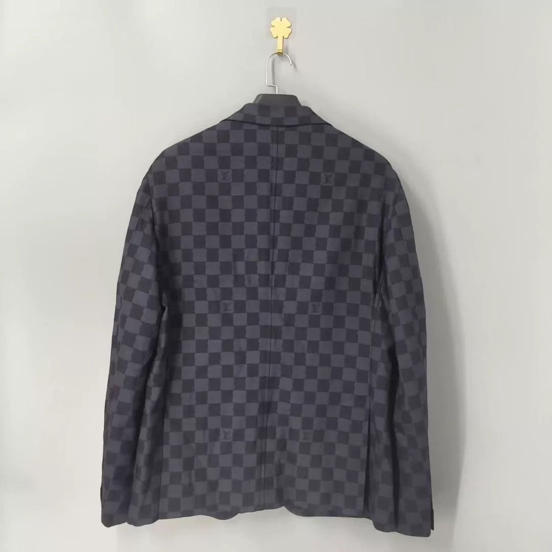 Louis Vuitton Louis Vuitton Blue Blazer with Single Button Size US XL / EU 56 / 4 - 2 Thumbnail