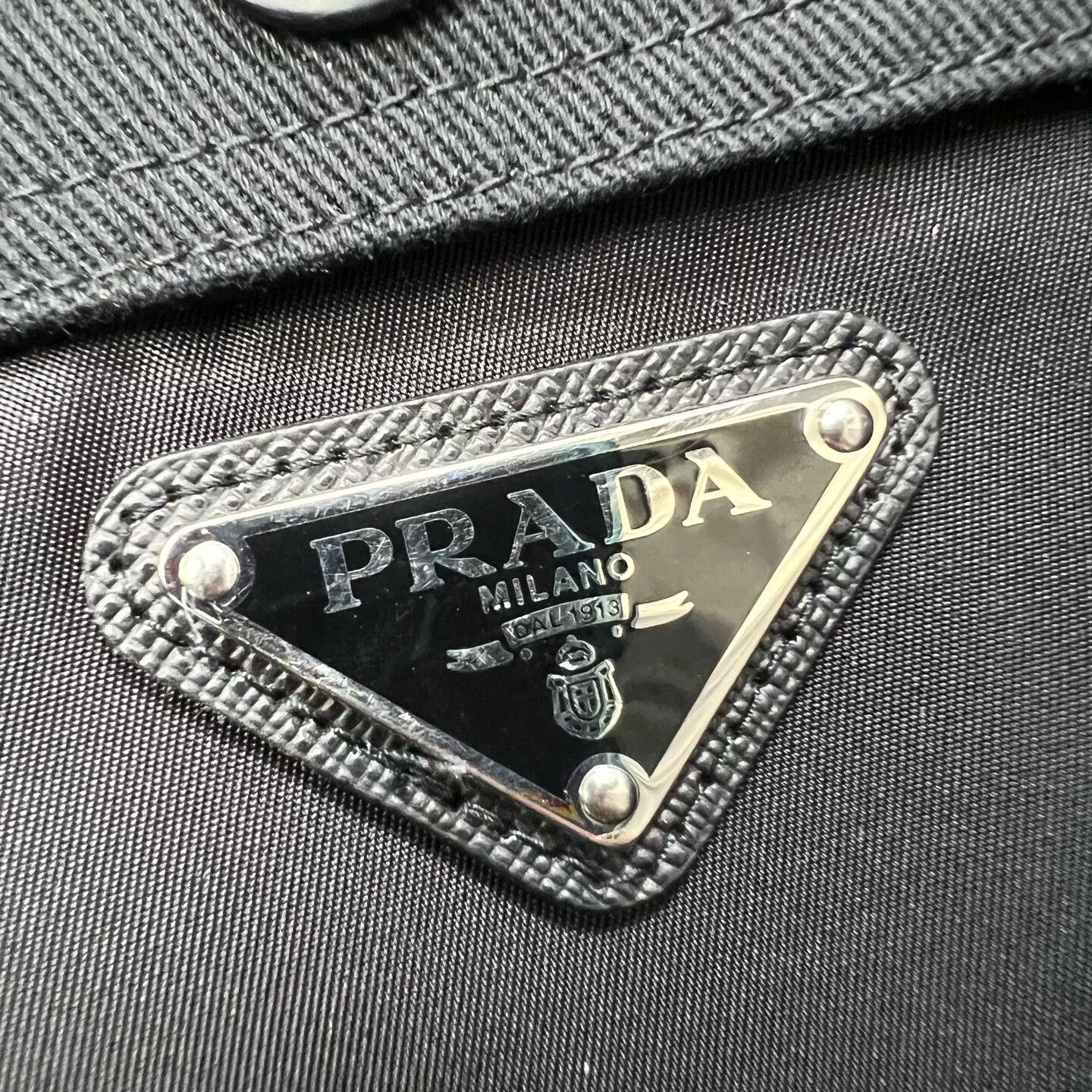 Prada Black Prada Triangle Logo Outerwear Jacket Size US M / EU 48-50 / 2 - 5 Thumbnail