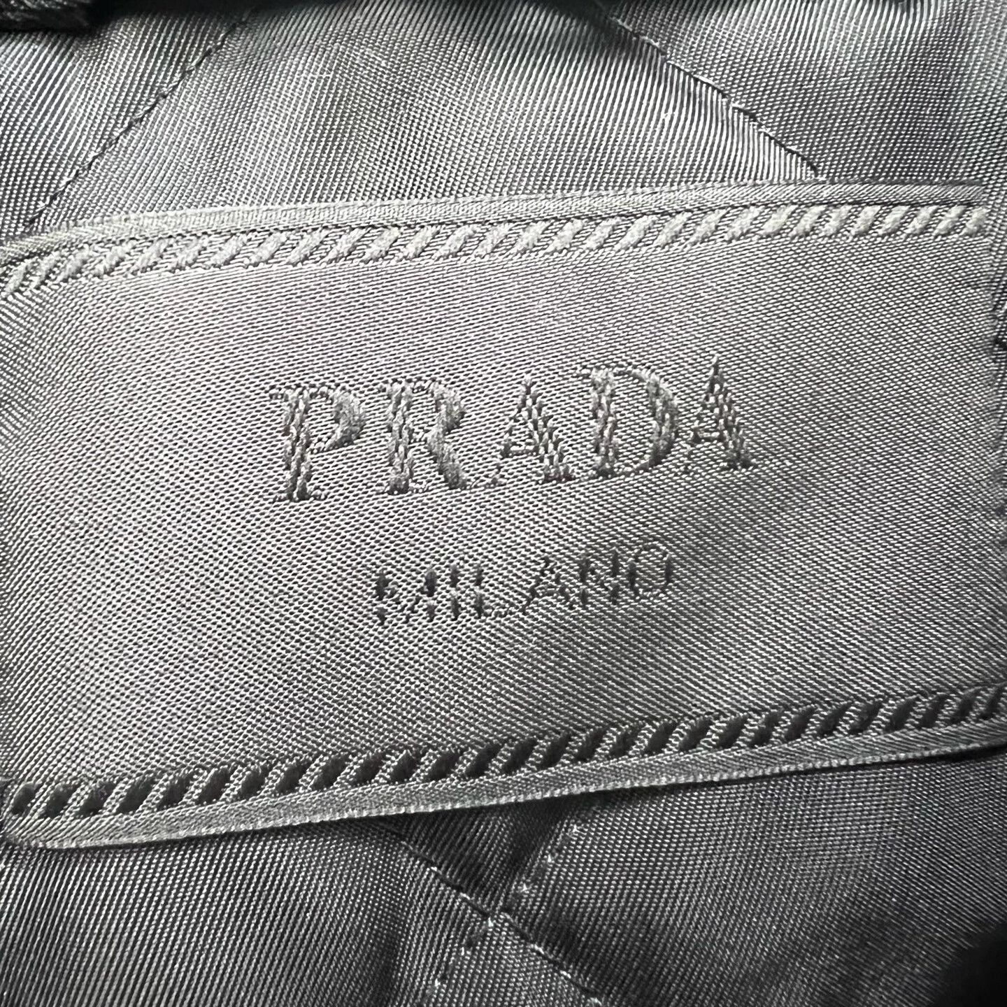 Prada Black Prada Triangle Logo Outerwear Jacket Size US M / EU 48-50 / 2 - 3 Thumbnail