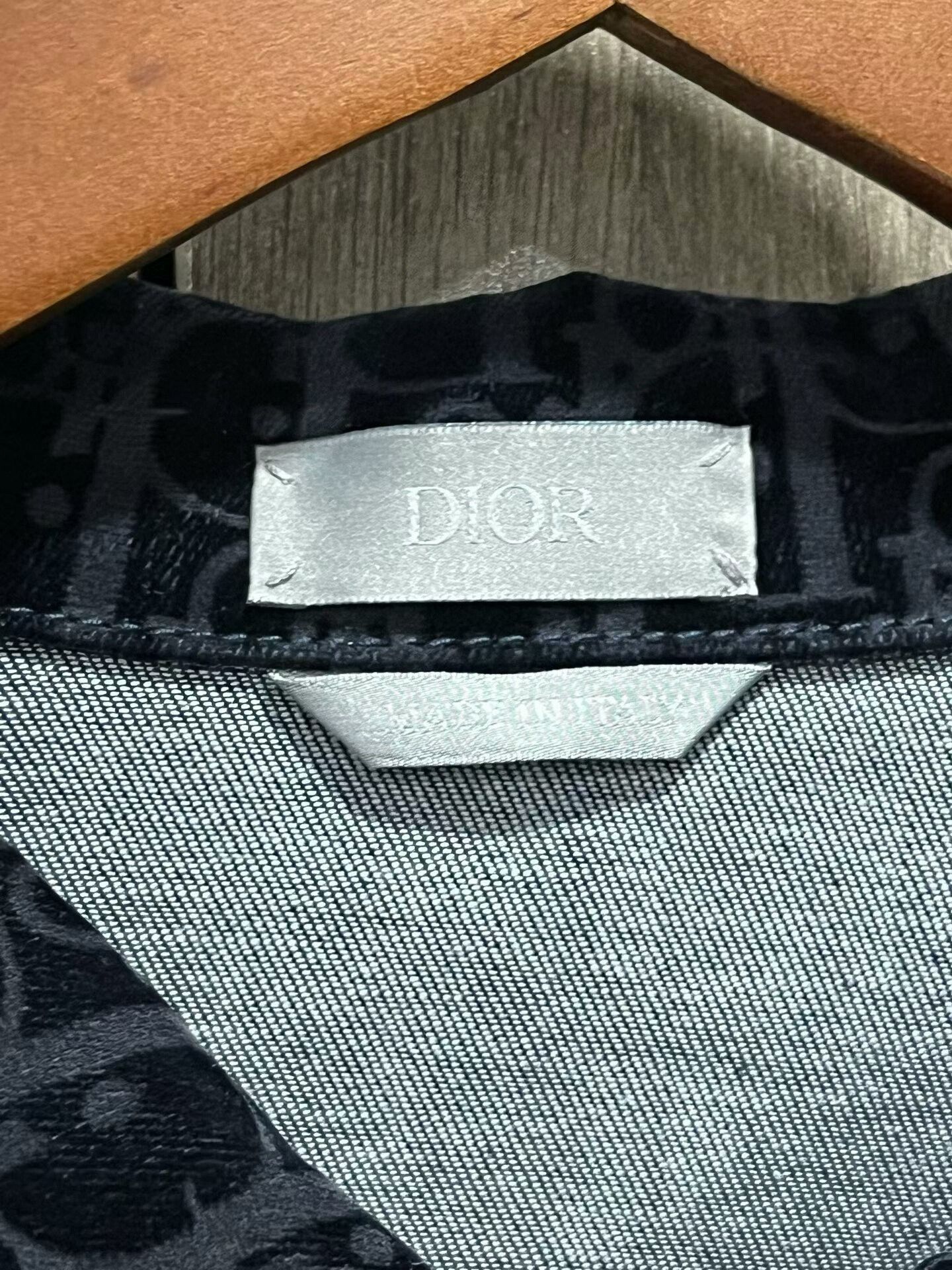 Dior DIOR Black Velvet Logo Jacket Size US L / EU 52-54 / 3 - 4 Thumbnail
