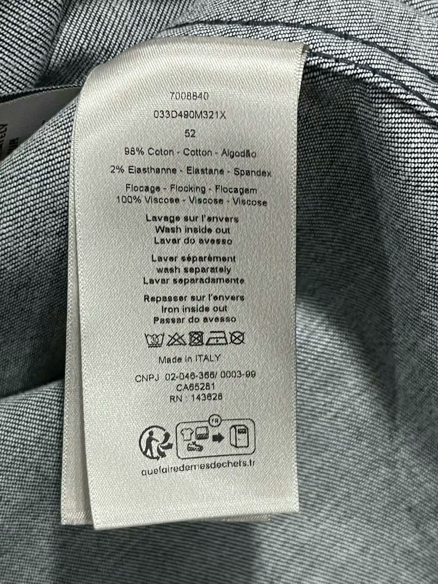 Dior DIOR Black Velvet Logo Jacket Size US L / EU 52-54 / 3 - 8 Thumbnail