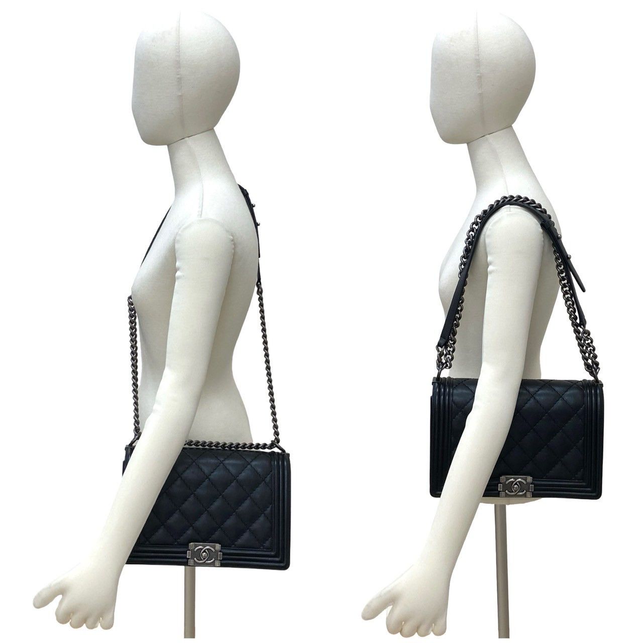 Chanel Chanel Chanel Boy Chanel Leather Shoulder Bag Leather Shoulder Bag DUTY FREE for USA Size ONE SIZE - 3 Thumbnail