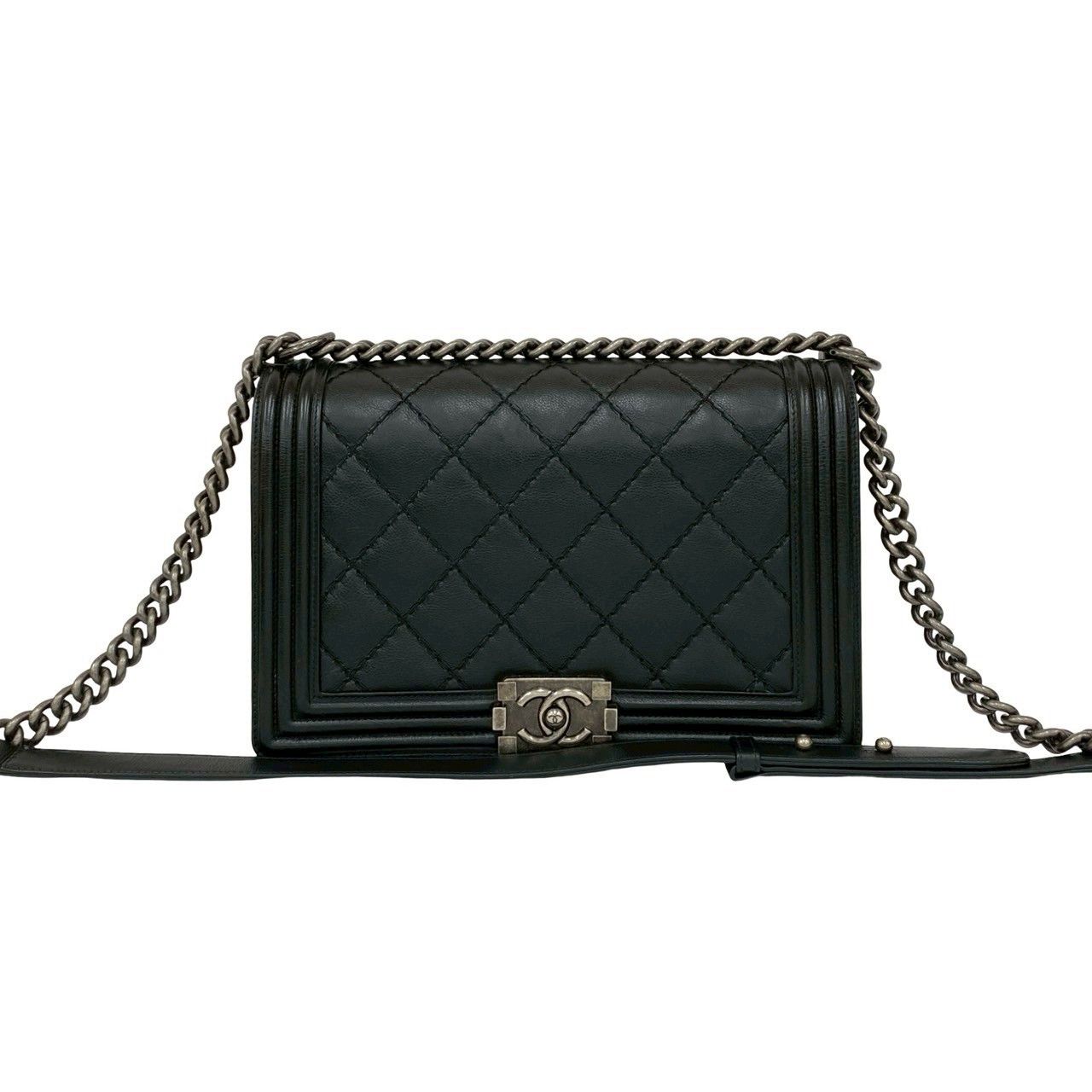 Chanel Chanel Chanel Boy Chanel Leather Shoulder Bag Leather Shoulder Bag DUTY FREE for USA Size ONE SIZE - 2 Thumbnail