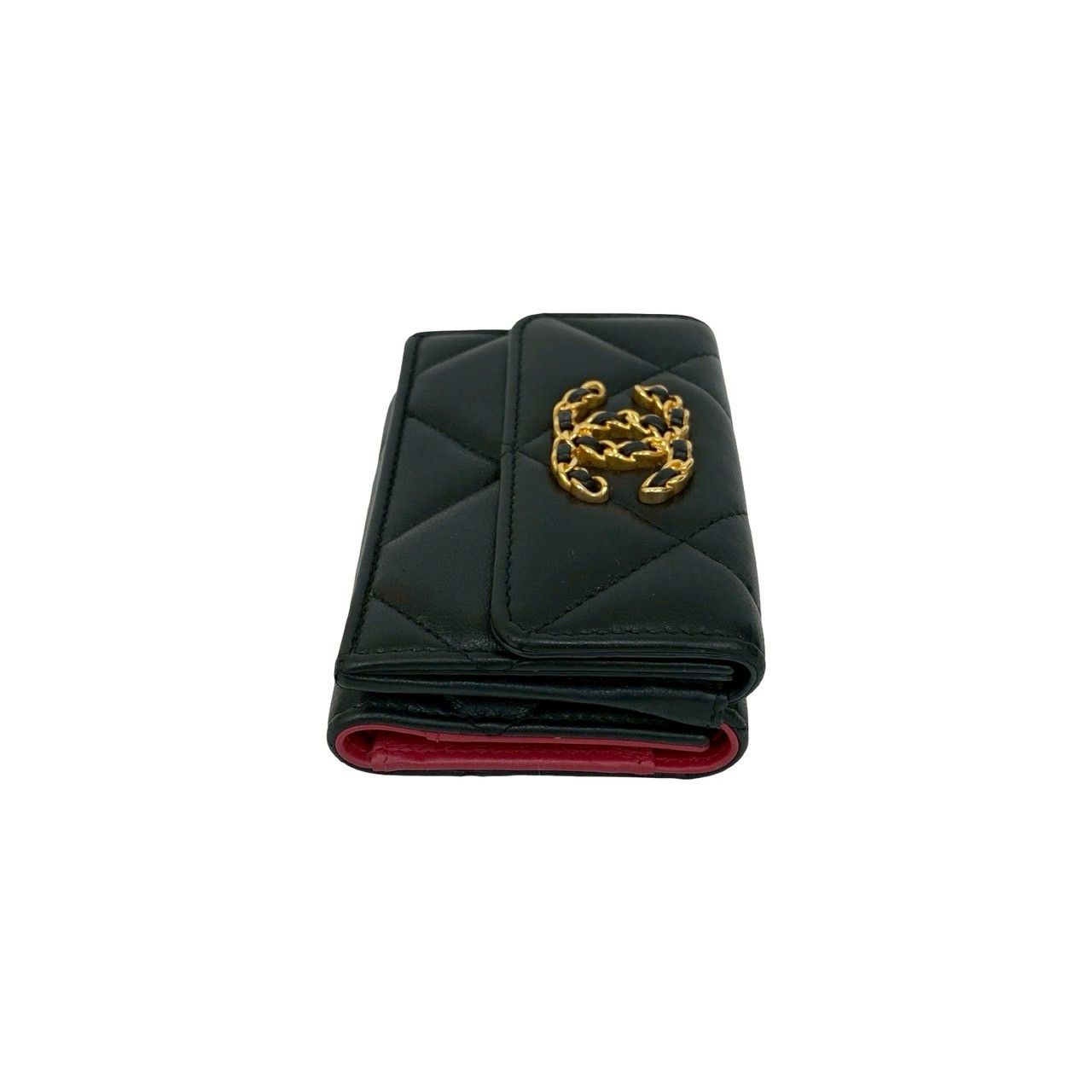 Chanel Chanel Chanel Chanel19 Lambskin Wallet Leather Short Wallet DUTY FREE for USA Size ONE SIZE - 5 Thumbnail