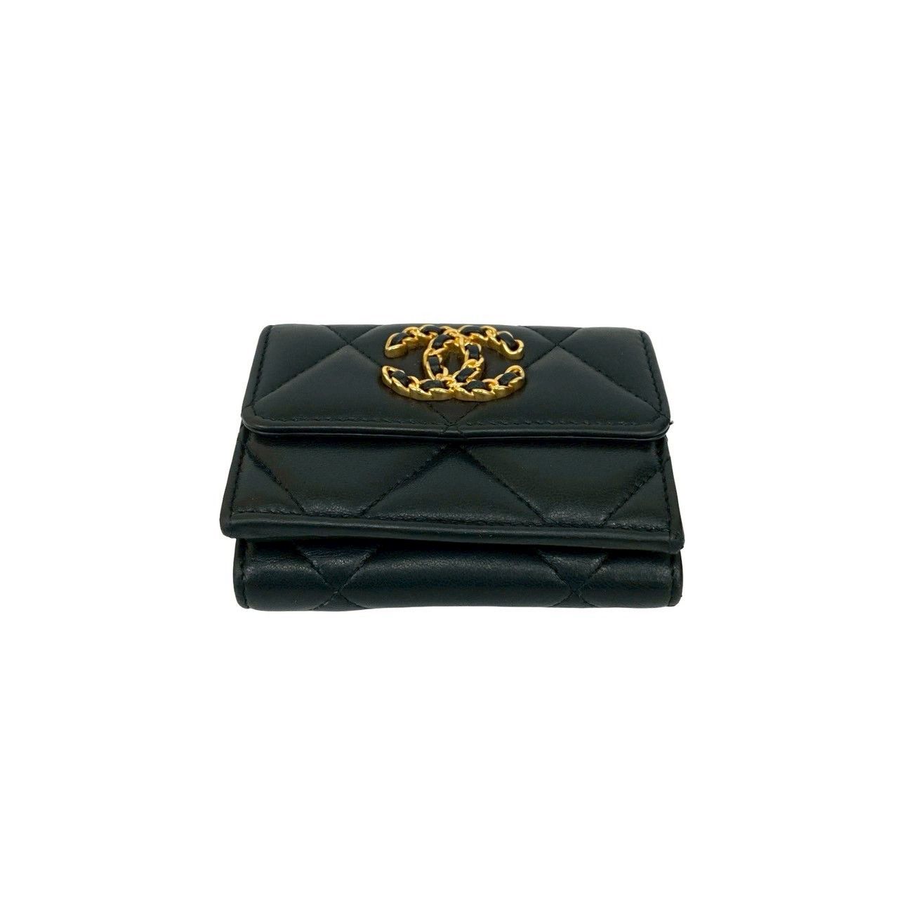 Chanel Chanel Chanel Chanel19 Lambskin Wallet Leather Short Wallet DUTY FREE for USA Size ONE SIZE - 7 Thumbnail