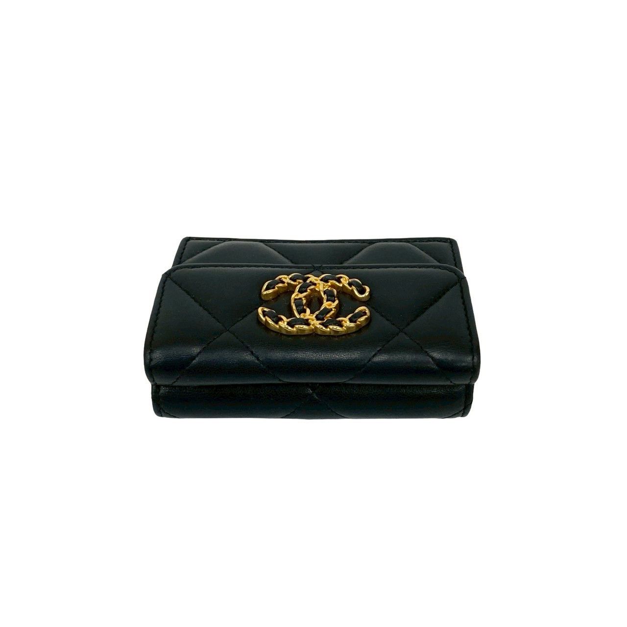 Chanel Chanel Chanel Chanel19 Lambskin Wallet Leather Short Wallet DUTY FREE for USA Size ONE SIZE - 4 Thumbnail