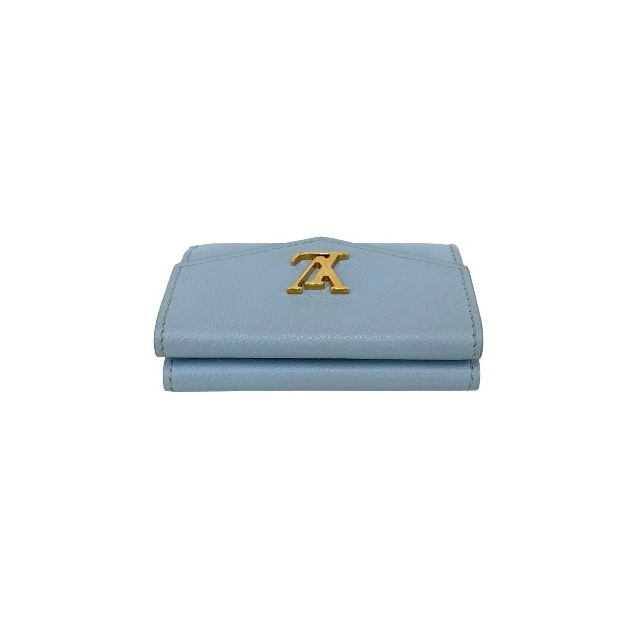 Louis Vuitton Louis Vuitton Louis Vuitton Portefeuille Lock Mini Leather Trifold Wallet Leather Short Wallet DUTY FREE for USA Size ONE SIZE - 4 Thumbnail