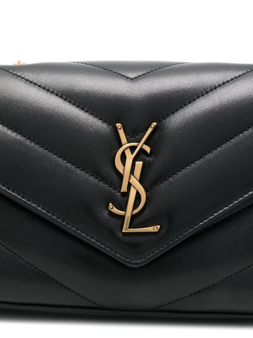 Saint Laurent Paris LOULOU SMALL LEATHER SHOULDER BAG Size ONE SIZE - 3 Thumbnail