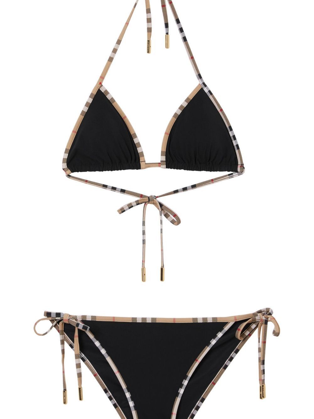 Burberry CHECK TRIANGLE BIKINI SET Size S / US 4 / IT 40 - 3 Thumbnail