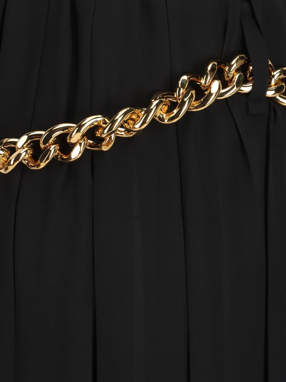 Balenciaga CHAIN EMBELLISHED PLEATED SKIRT Size 25" / US 0 / IT 36 - 3 Thumbnail