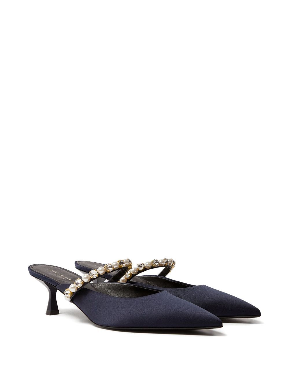 Stella McCartney ELSA PEARL AND CRYSTAL MULES Size US 6 / IT 36 - 2 Thumbnail