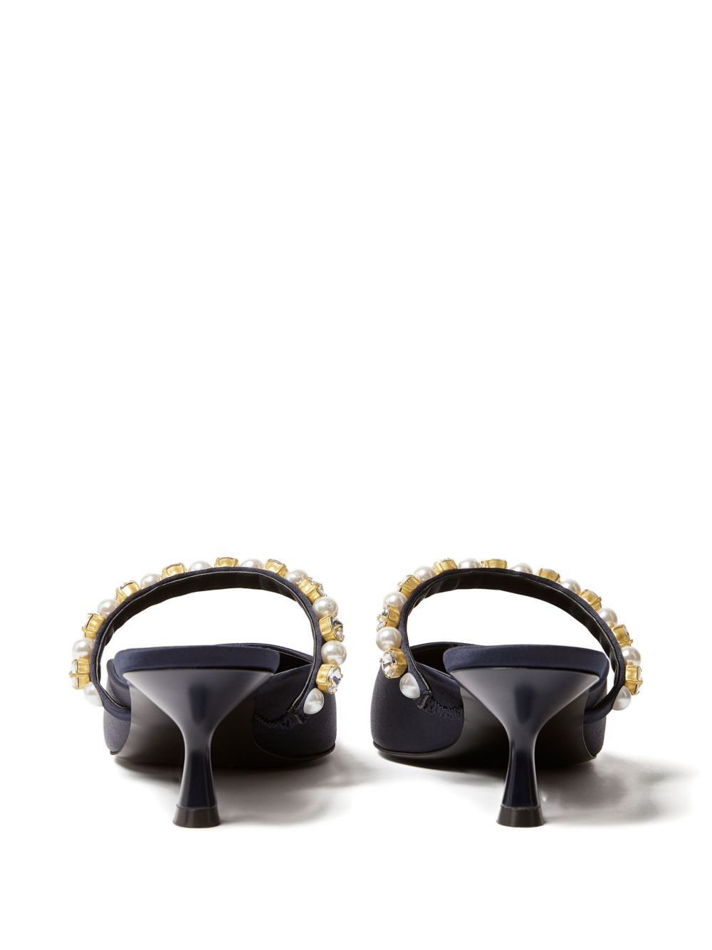 Stella McCartney ELSA PEARL AND CRYSTAL MULES Size US 8 / IT 38 - 4 Thumbnail