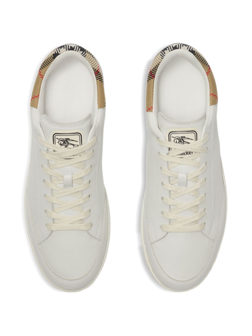 Burberry SET LEATHER SNEAKERS Size US 10 / EU 43 - 4 Thumbnail