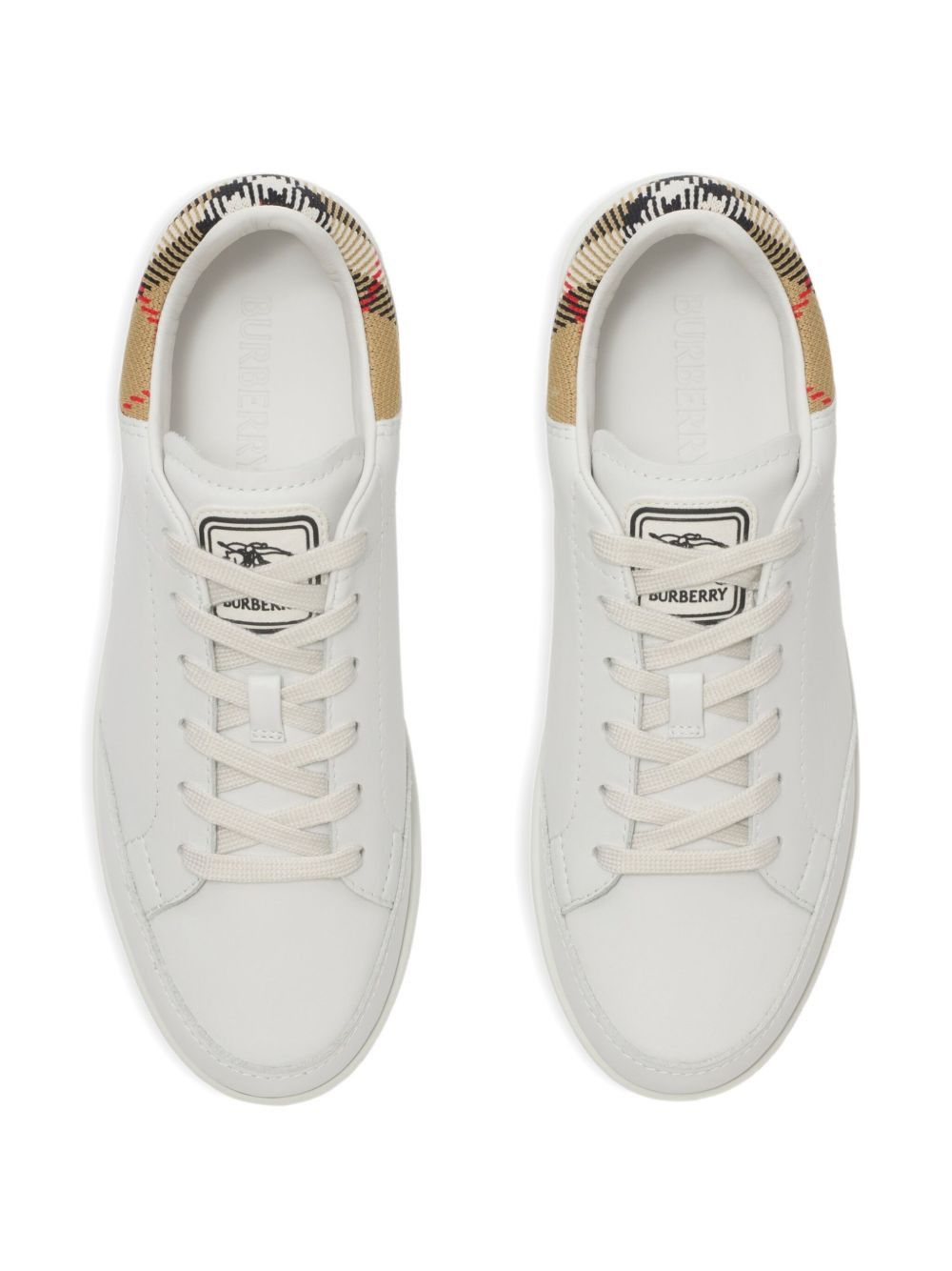 Burberry SET LEATHER SNEAKERS Size US 8.5 / IT 38.5 - 2 Thumbnail