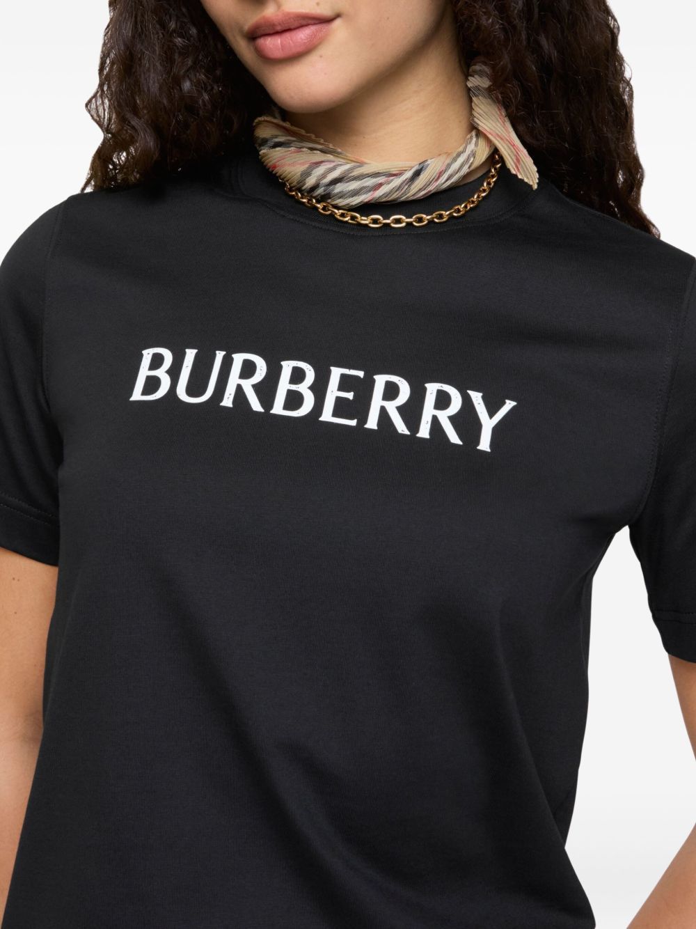 Burberry LOGO COTTON T-SHIRT Size XS / US 0-2 / IT 36-38 - 3 Thumbnail