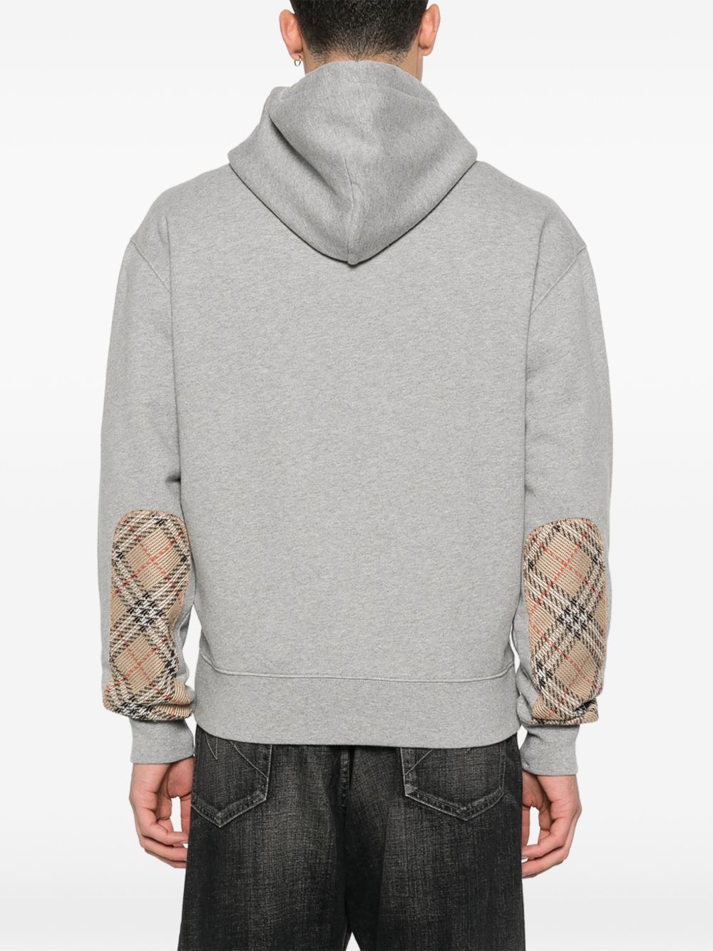Burberry CHECK MOTIF COTTON HOODIE Size US S / EU 44-46 / 1 - 5 Thumbnail