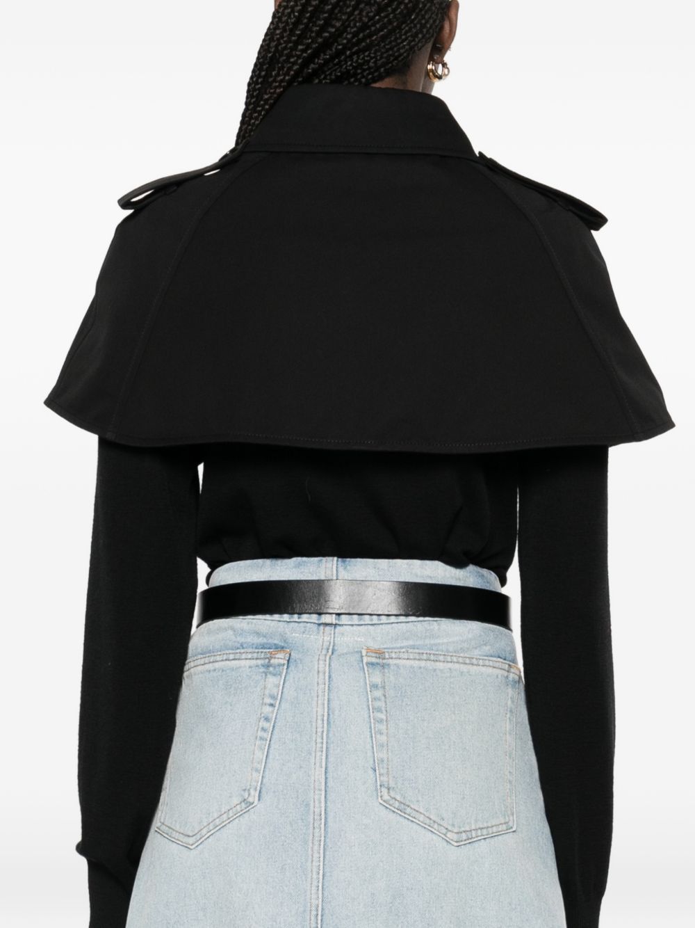 Burberry COTTON TRENCH CAPE Size S / US 4 / IT 40 - 3 Thumbnail
